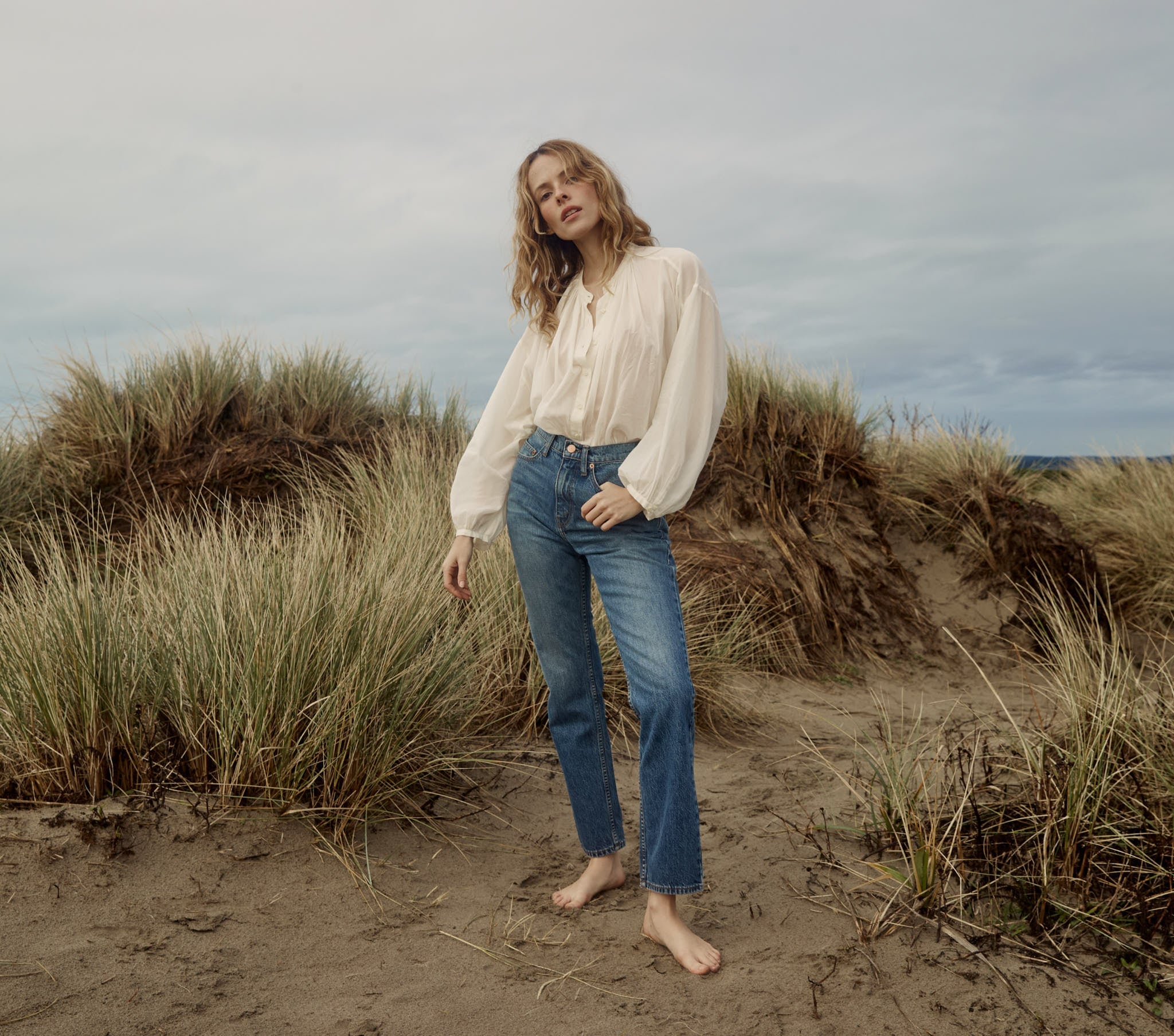 HMD -- THE JANE BLOUSE -- SALT