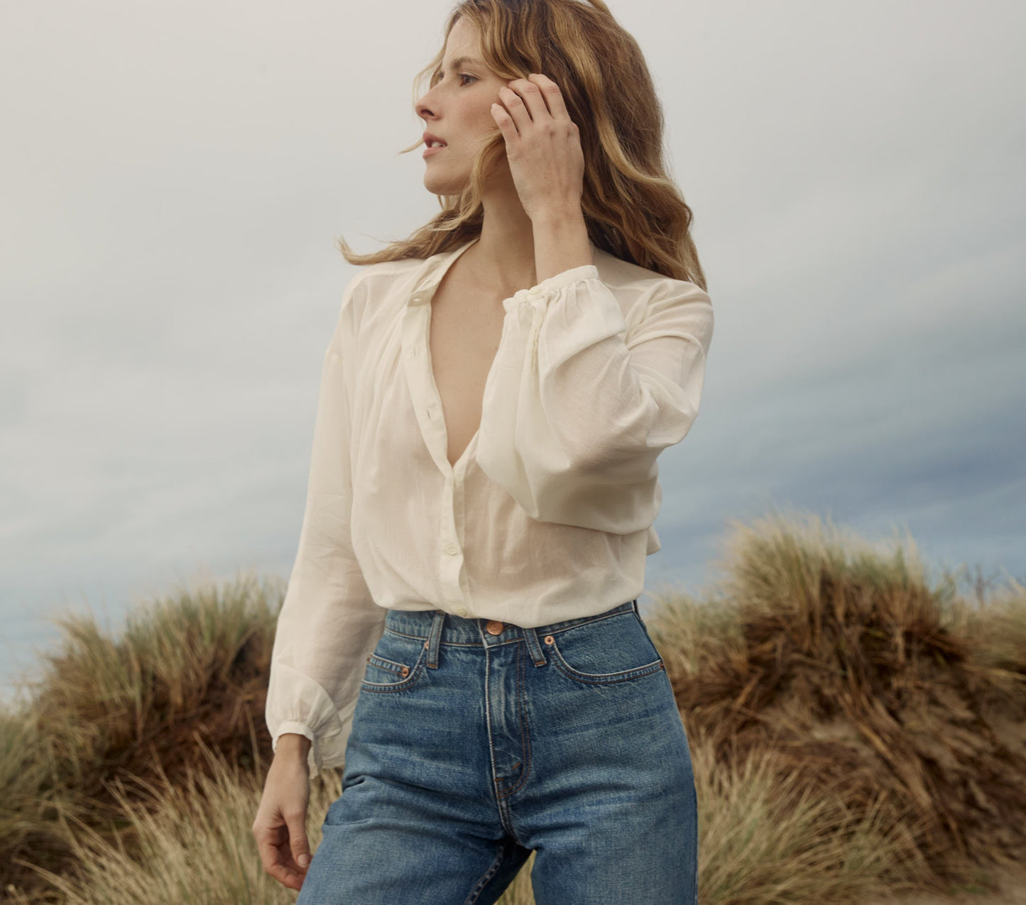 HMD -- THE JANE BLOUSE -- SALT