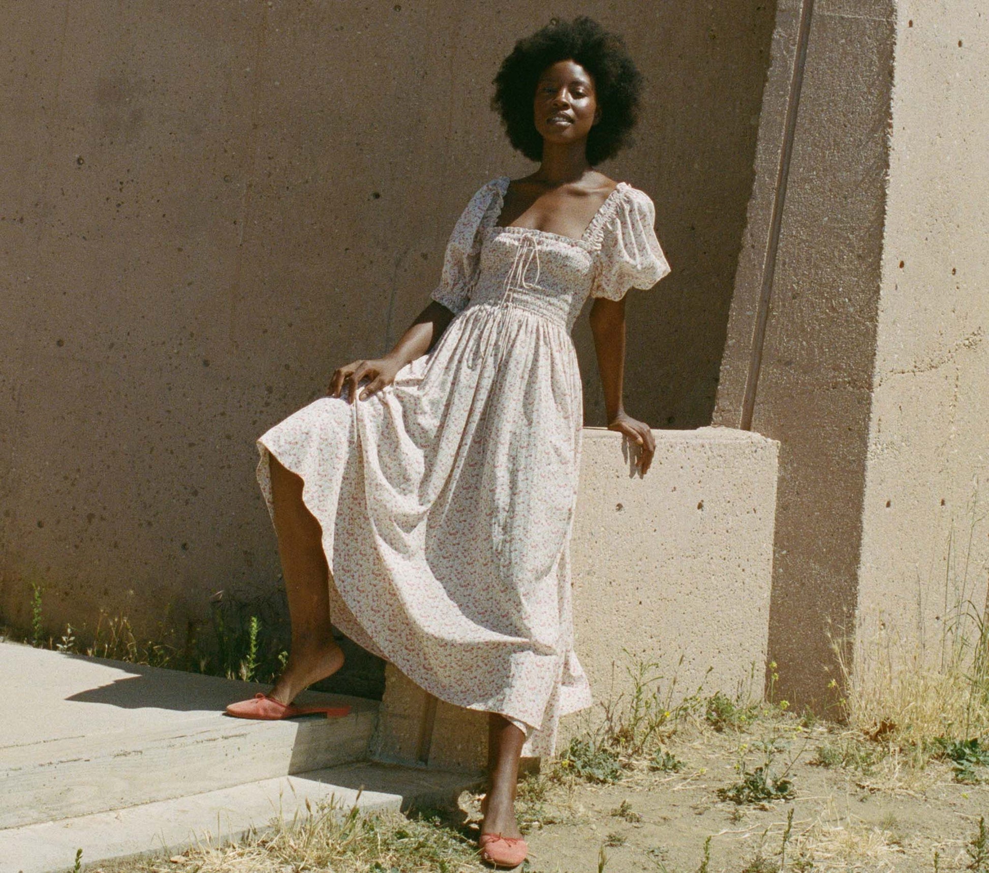 HMD -- SIENA DRESS -- SUNSHINE MEADOW FLORAL view 2
