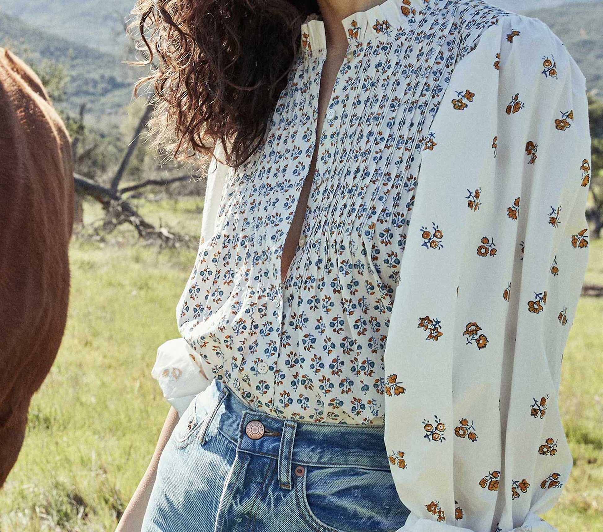 HMD -- SILENE TOP -- FLORAL MEADOW view 3
