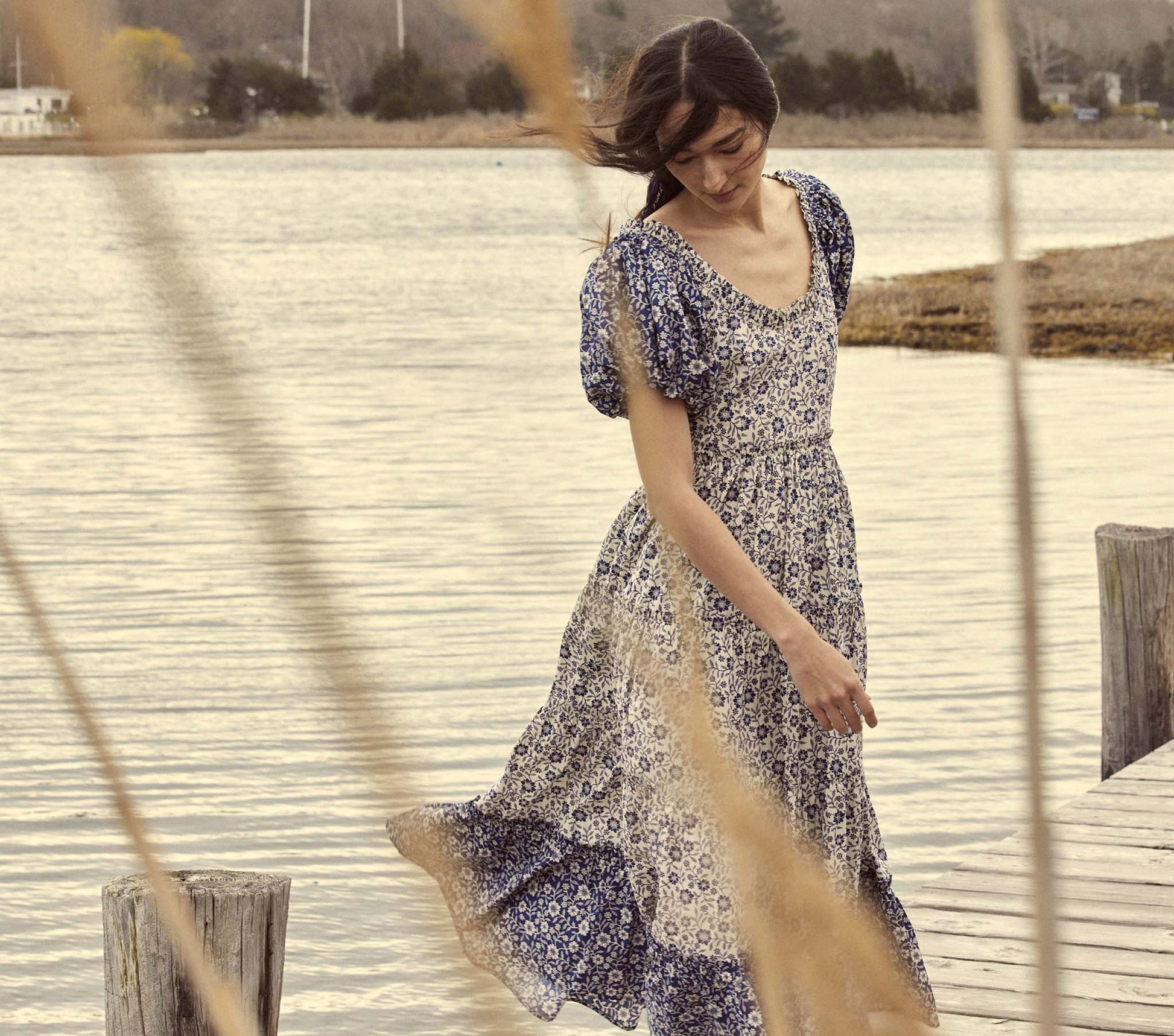 HMD -- SIMONETTA DRESS -- JESSAMINE CALICO PATCHWORK view 2

