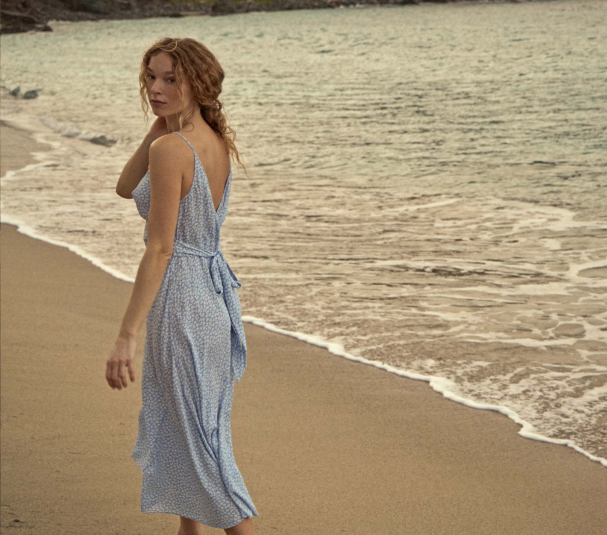 HMD -- SONIA DRESS -- CERULEAN HILLSIDE BLOOM view 5
