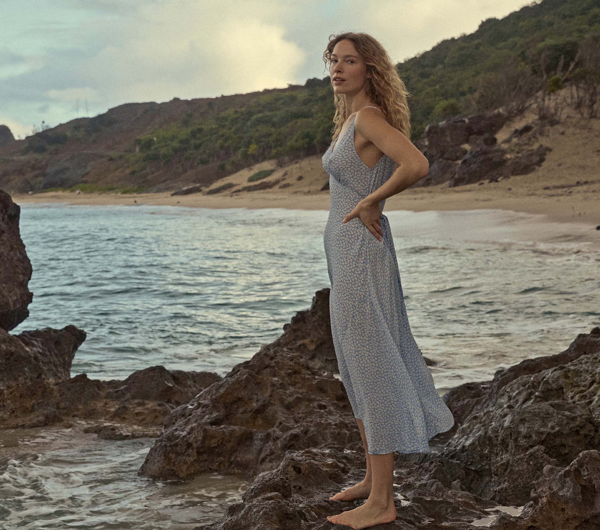 HMD -- SONIA DRESS -- CERULEAN HILLSIDE BLOOM view 9
