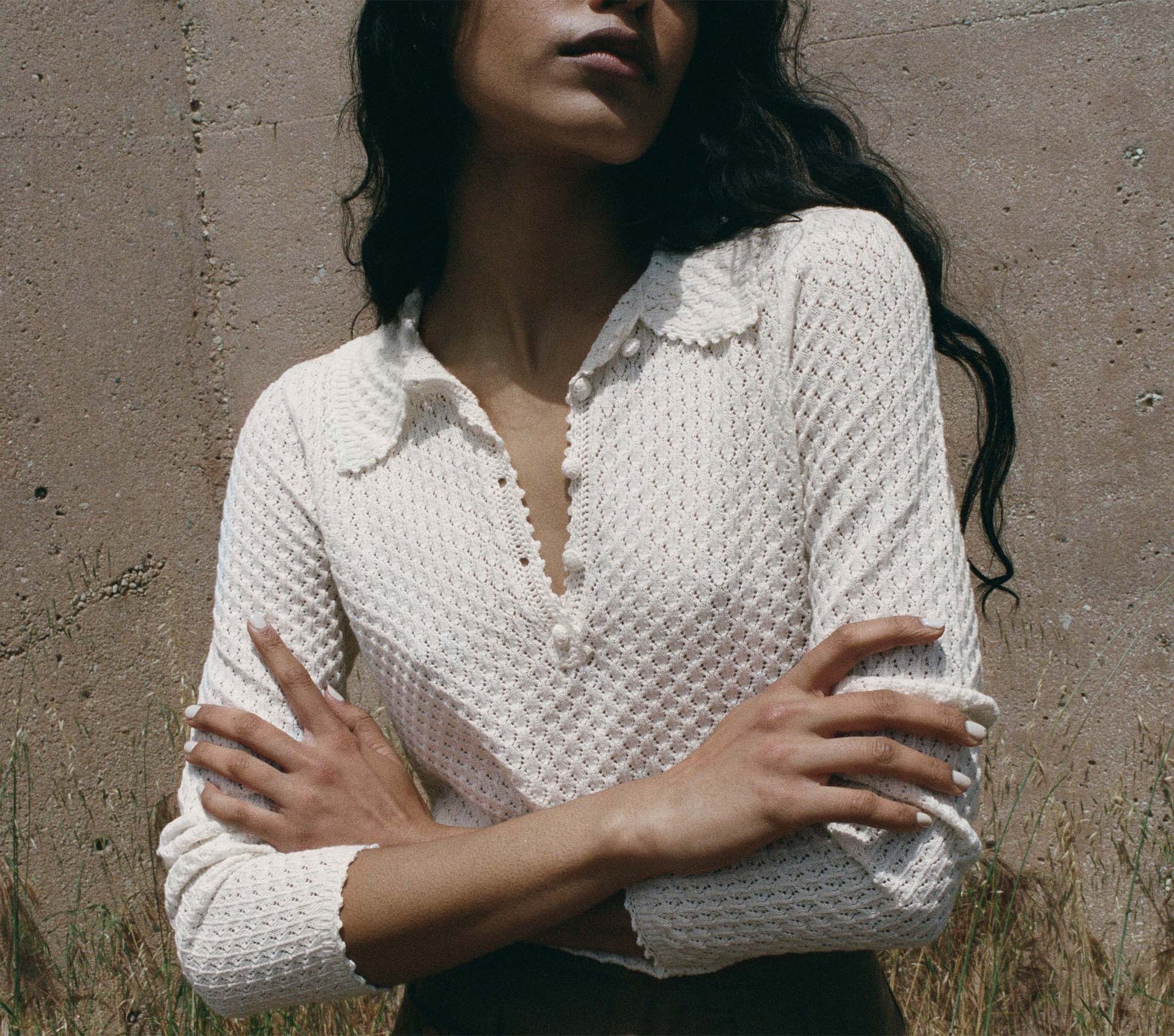 HMD -- SPERANZA HENLEY -- GARDENIA view 1
