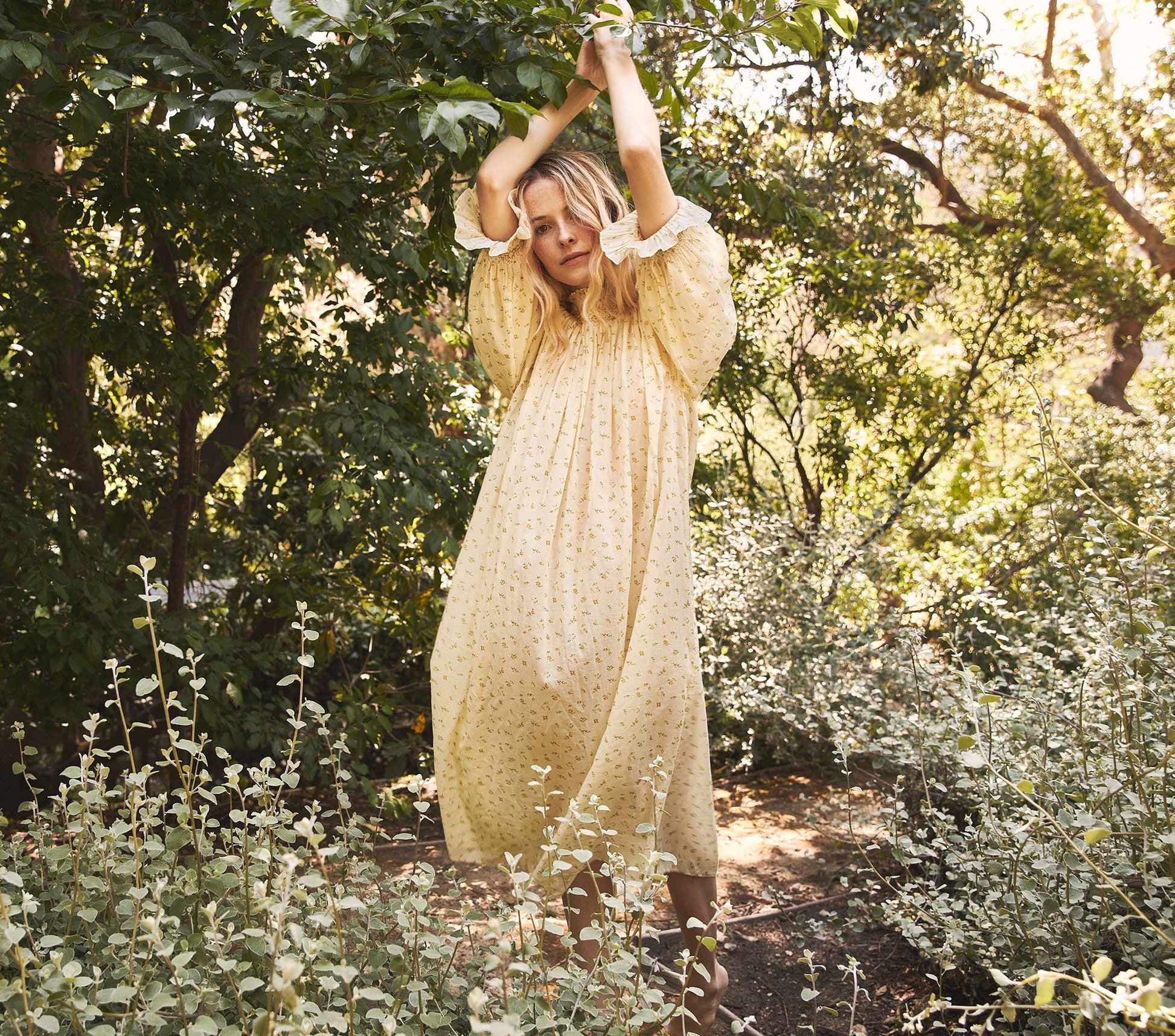 HMD -- LAPIS NIGHTGOWN -- GOLDEN SWEETPEA view 10
