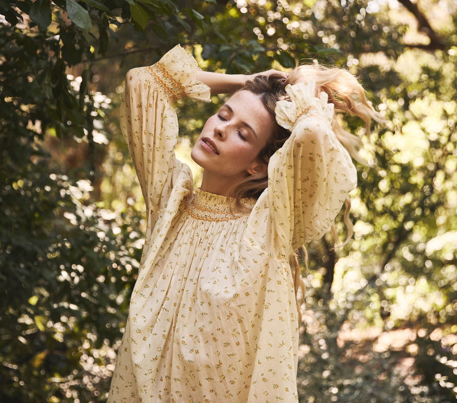 HMD -- LAPIS NIGHTGOWN -- GOLDEN SWEETPEA view 13
