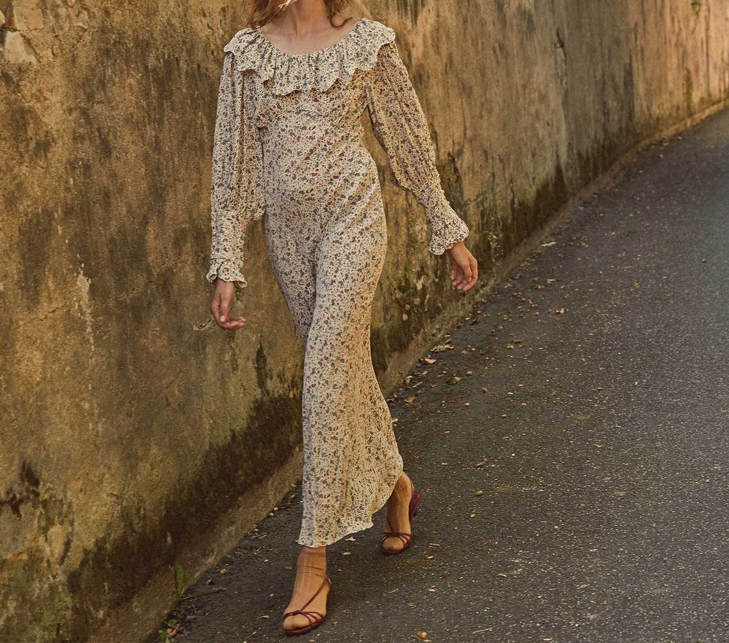 HMD -- STARLIGHT DRESS -- CREAM SAINT CLAUDE PAISLEY