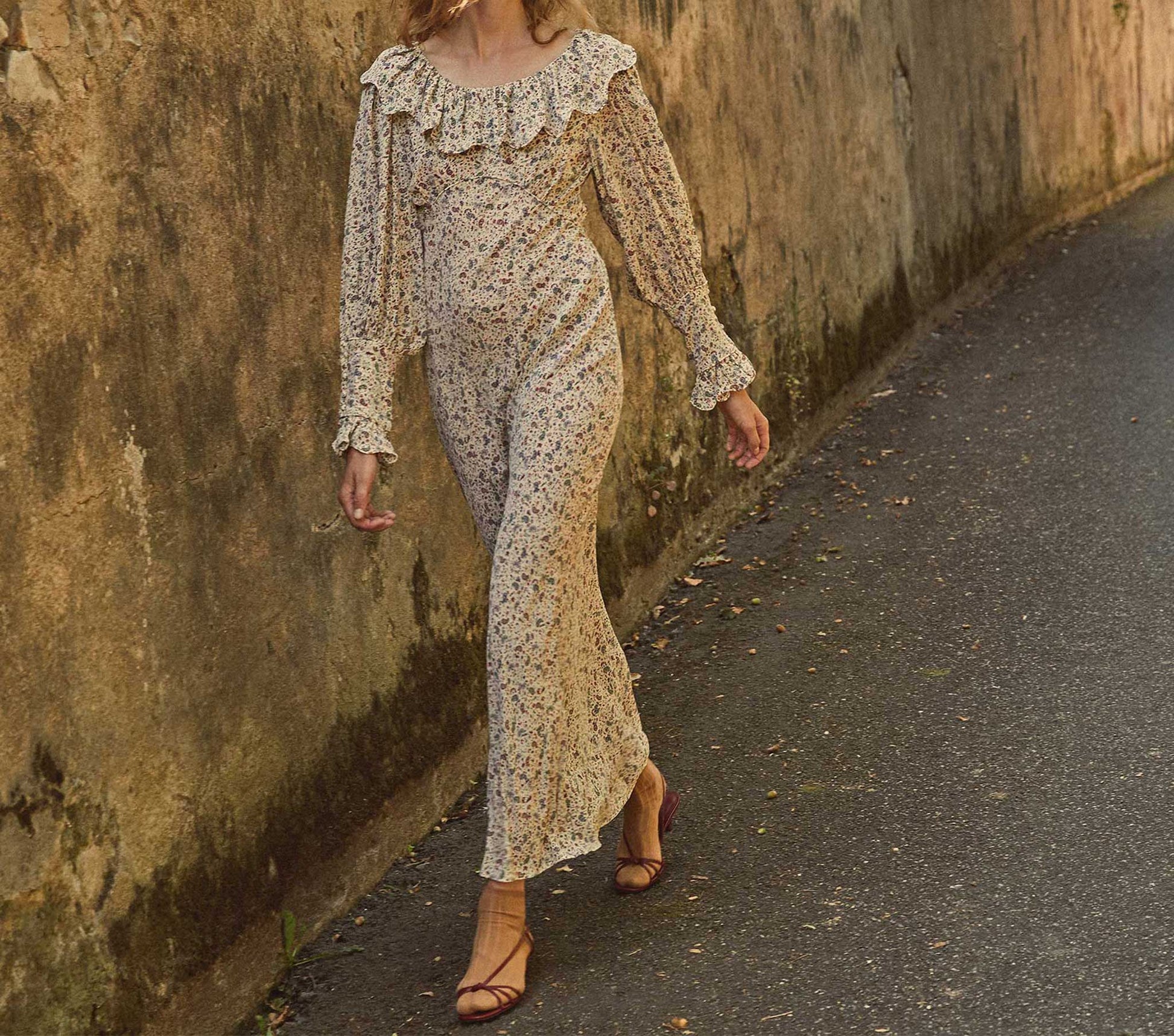 HMD -- STARLIGHT DRESS -- CREAM SAINT CLAUDE PAISLEY view 1
