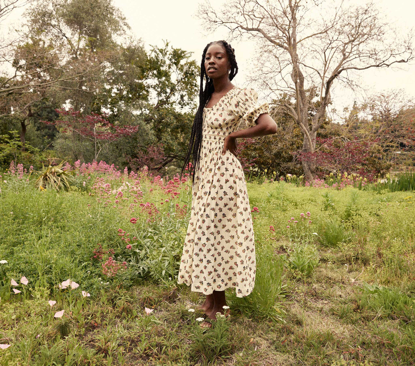 HMD -- ISCHIA DRESS -- SOLSTICE CANYON BLOSSOMS