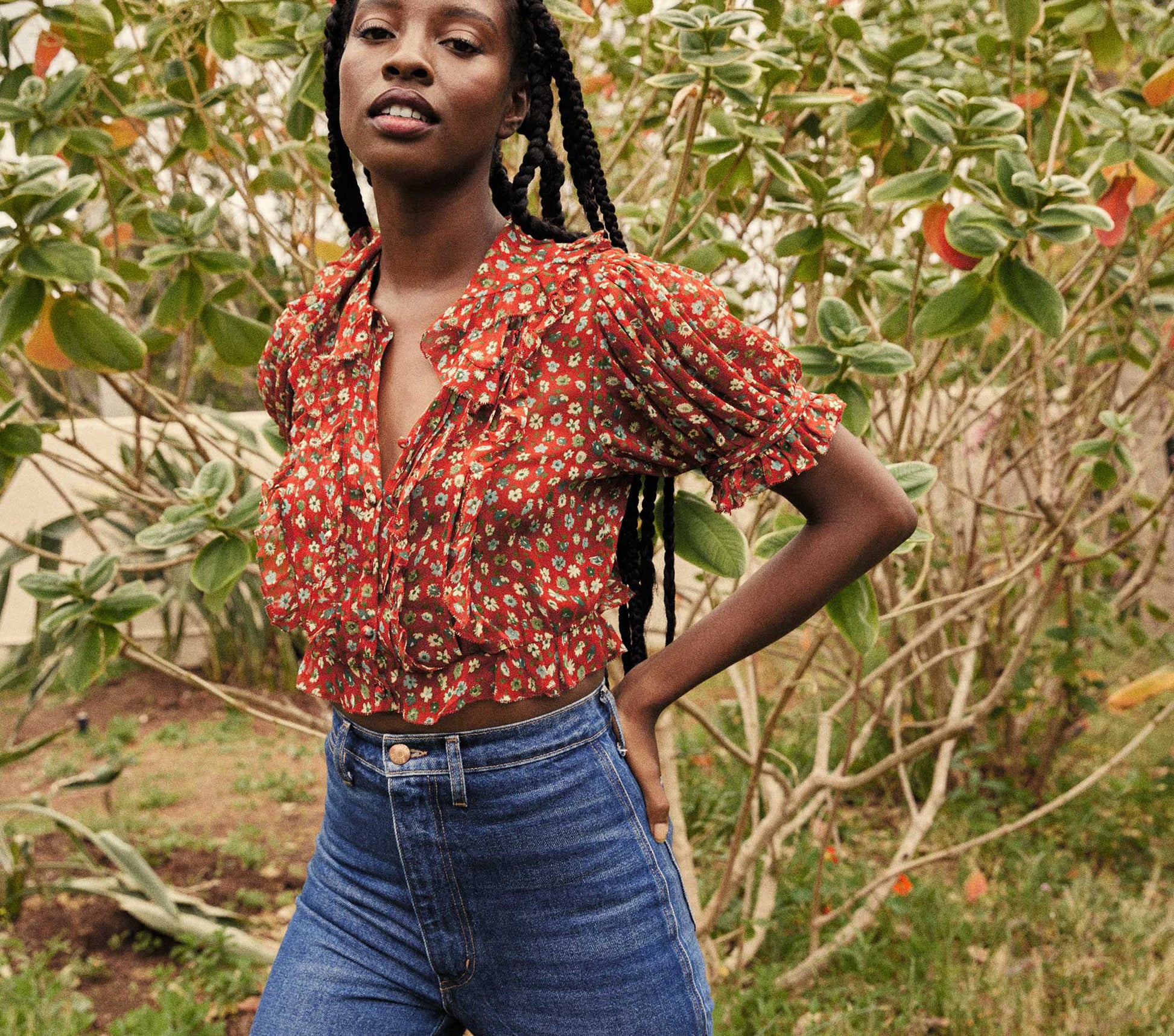 HMD -- SELMA TOP -- ROUGE TASHA GARDEN view 3

