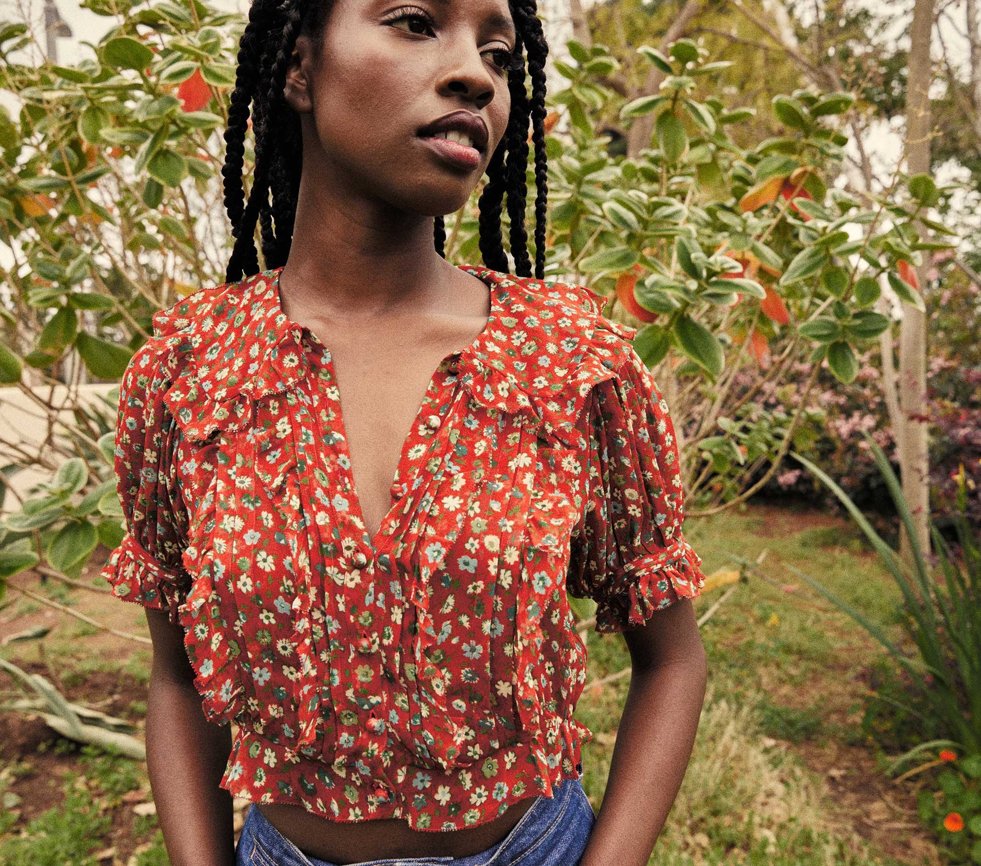 HMD -- SELMA TOP -- ROUGE TASHA GARDEN view 6
