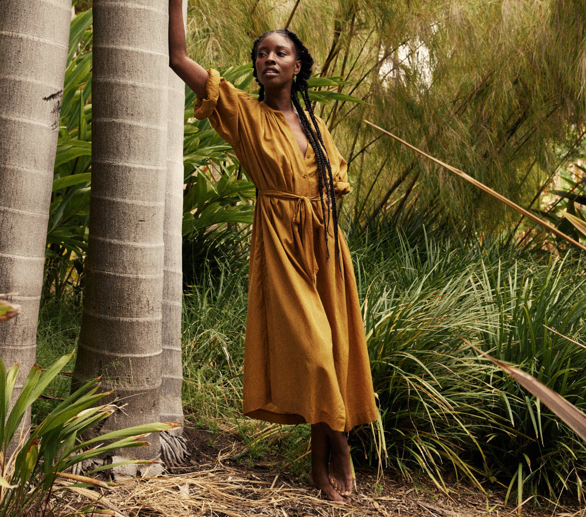 HMD -- JOAN DRESS -- OAK view 2

