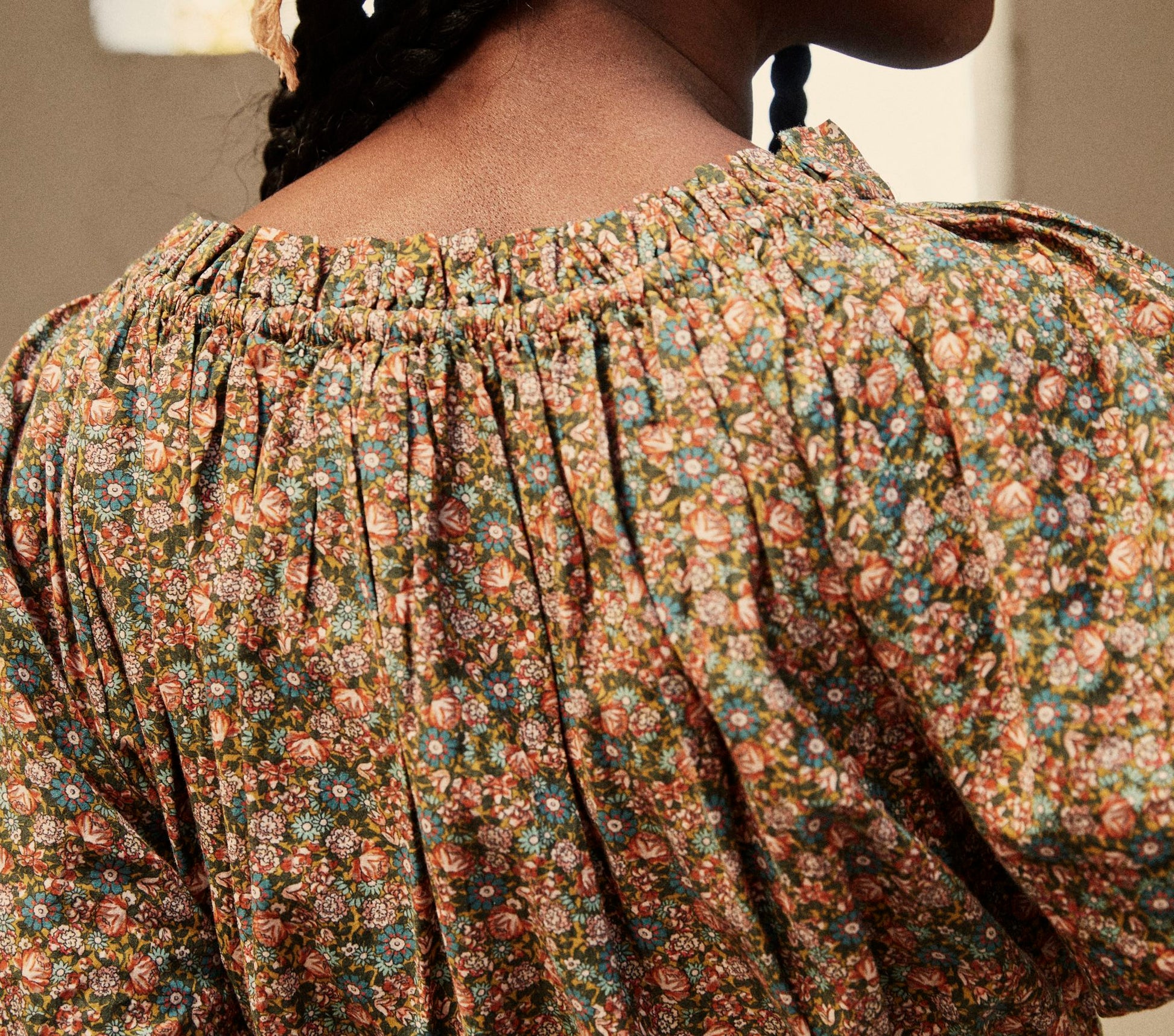 HMD -- SAFFLOWER DRESS -- YELLOW LAUREL CANYON ROSE view 10
