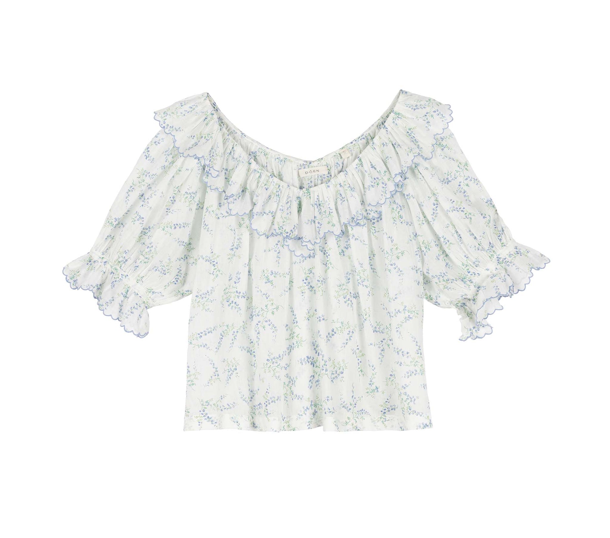 HMD -- SAMARA TOP -- BLANC BLUEBELL BALLAD view 4
