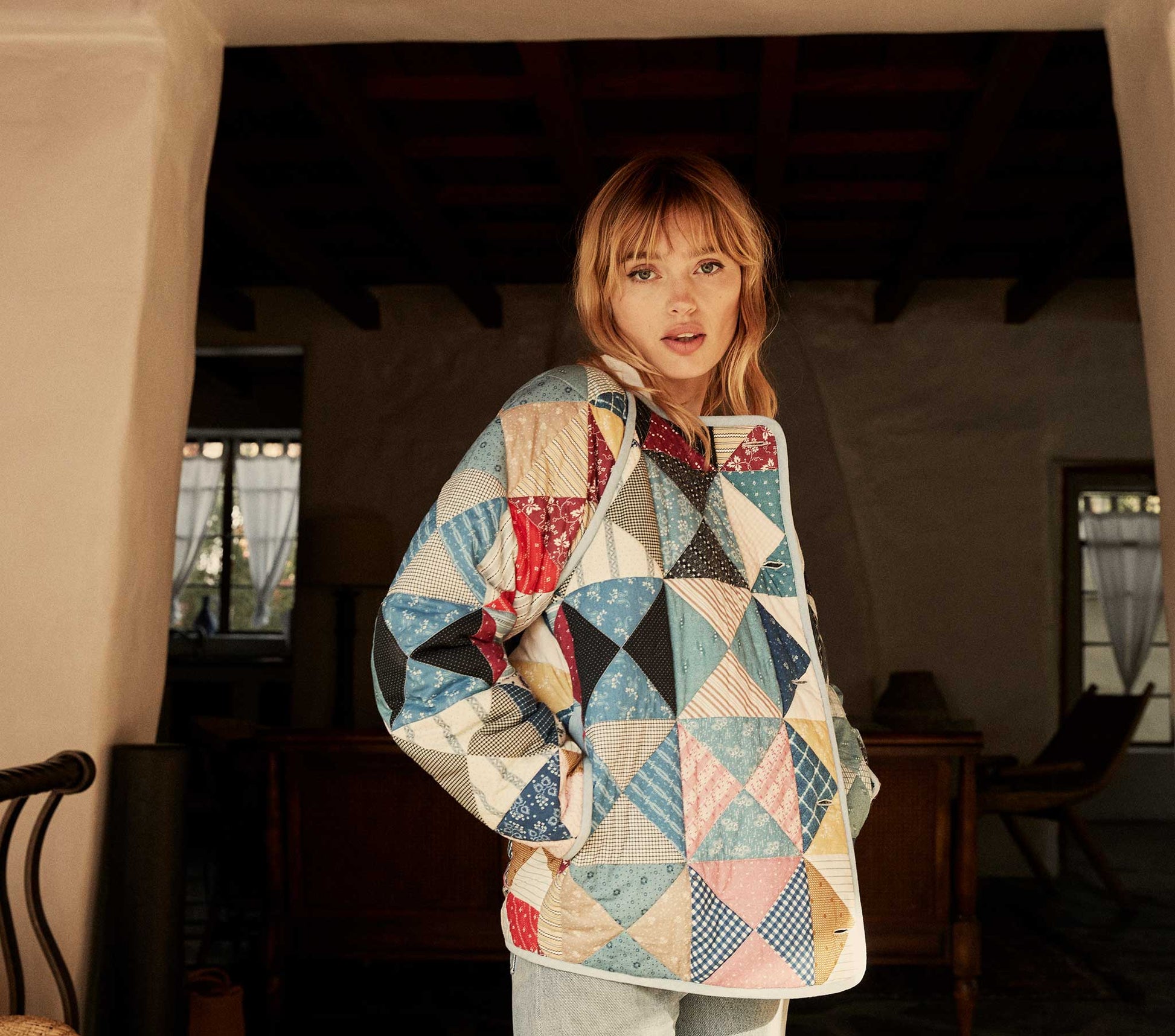 HMD -- SEDONA JACKET -- PATCHWORK PRINT view 1
