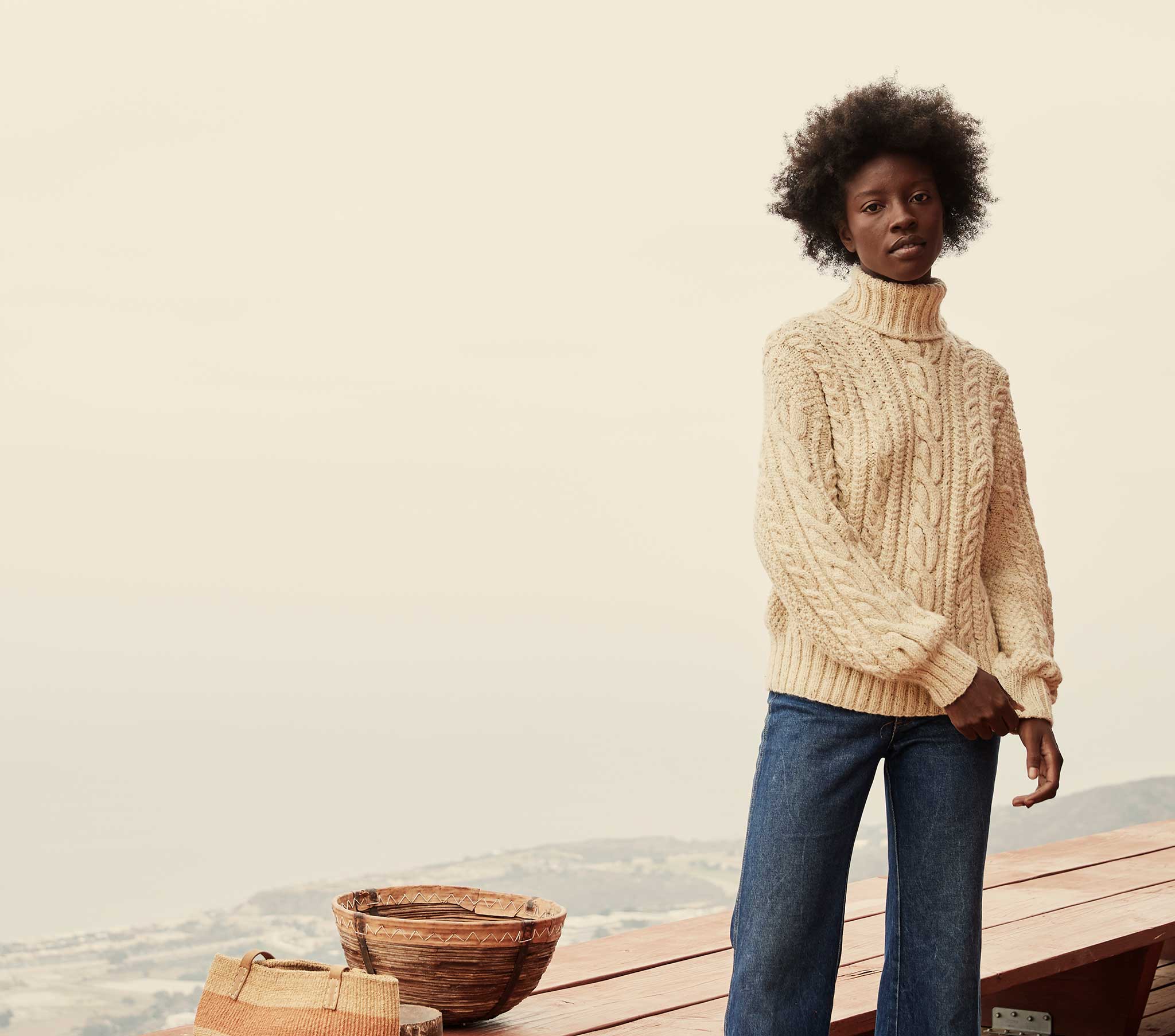 HMD -- SEQUOIA SWEATER -- CREAM
