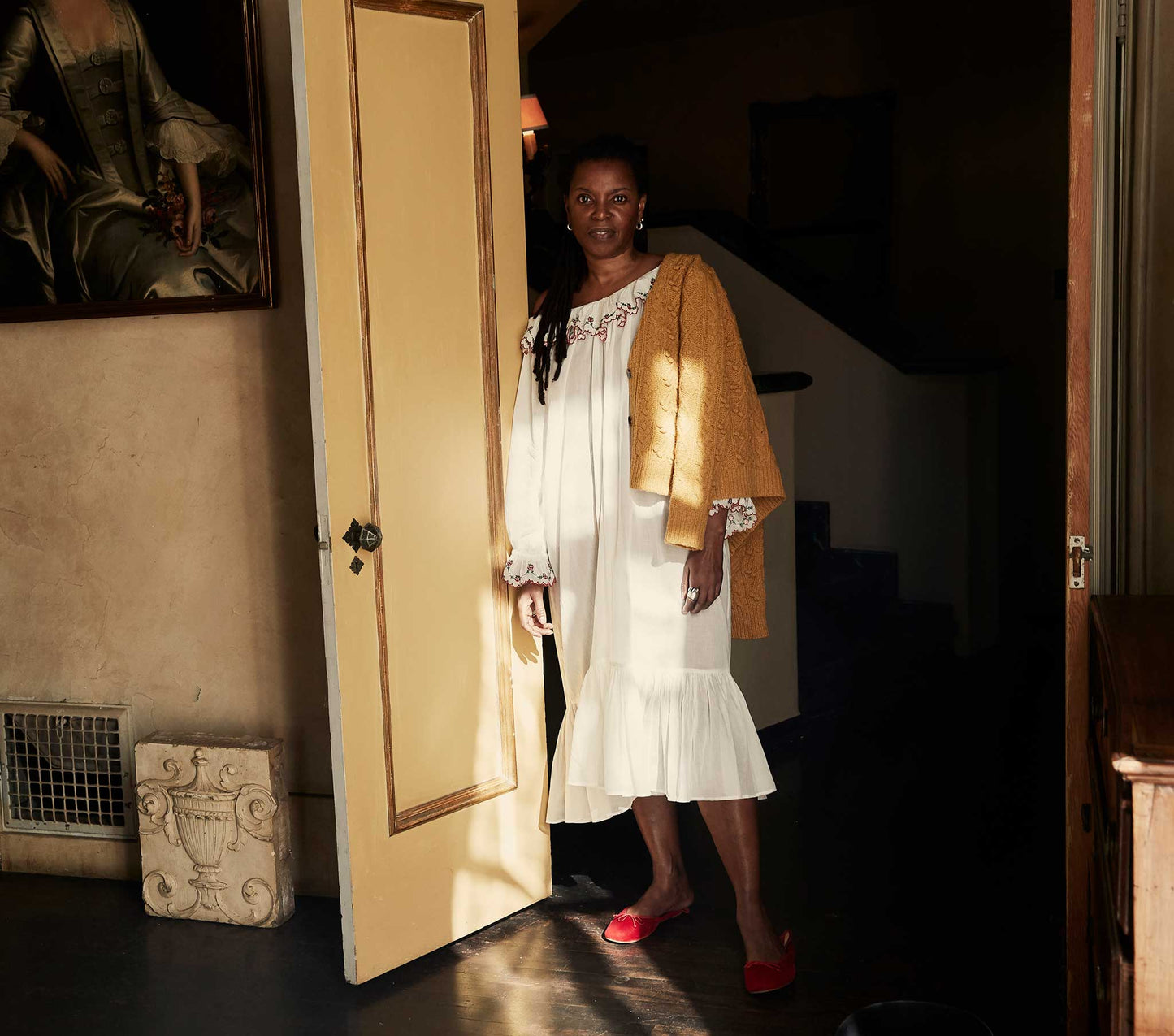 HMD -- VERONA CARDIGAN SWEATER -- MUSTARD