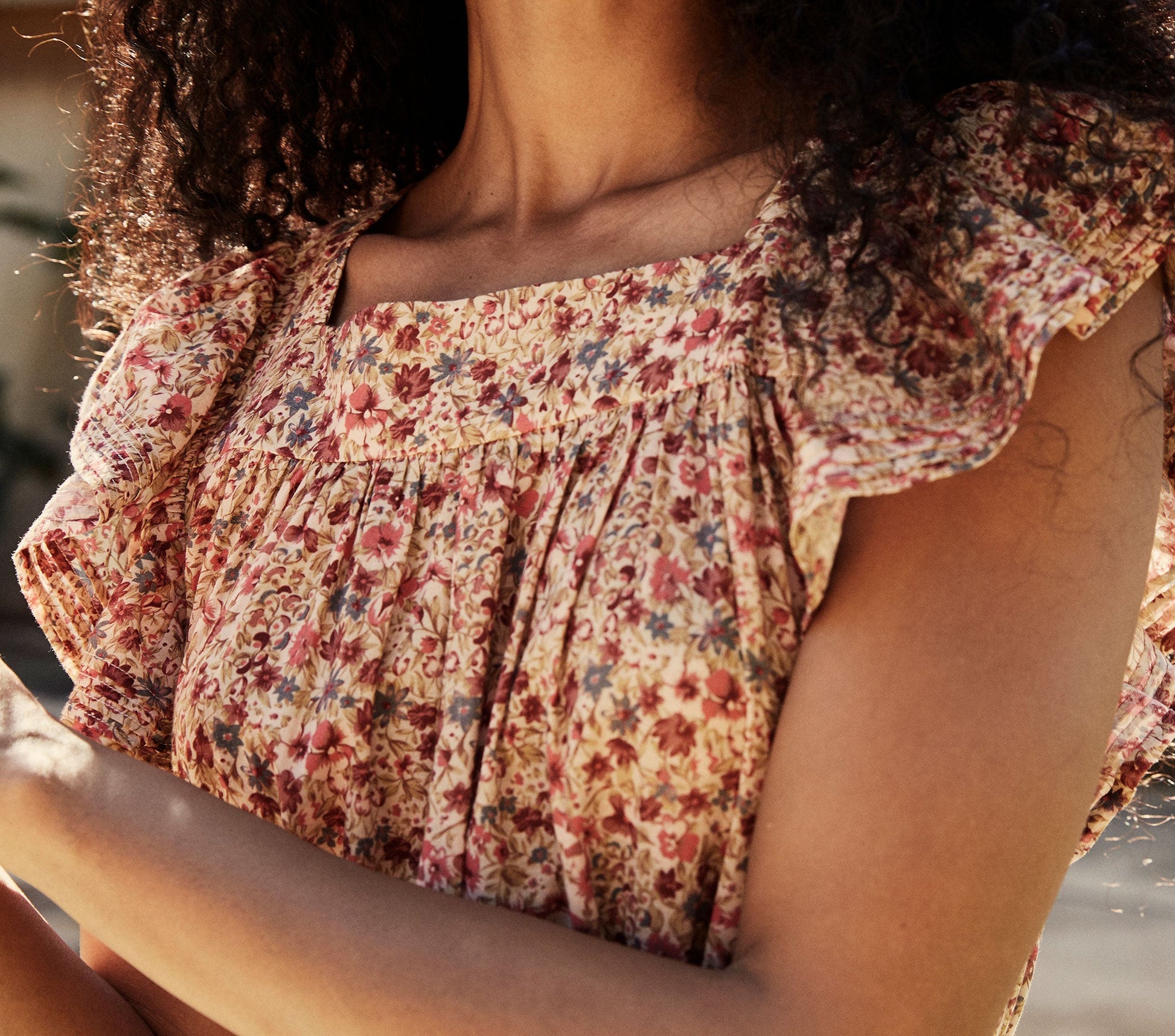 HMD -- SONNET DRESS -- PINK VALLEY FLORAL view 3
