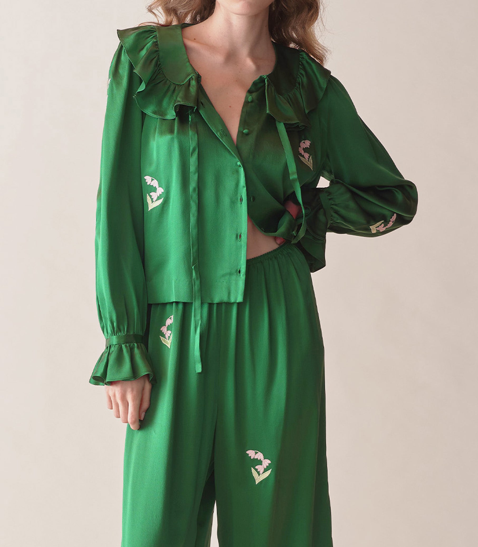 HMD -- SOLANGE TOP -- EMERALD IVY view 1
