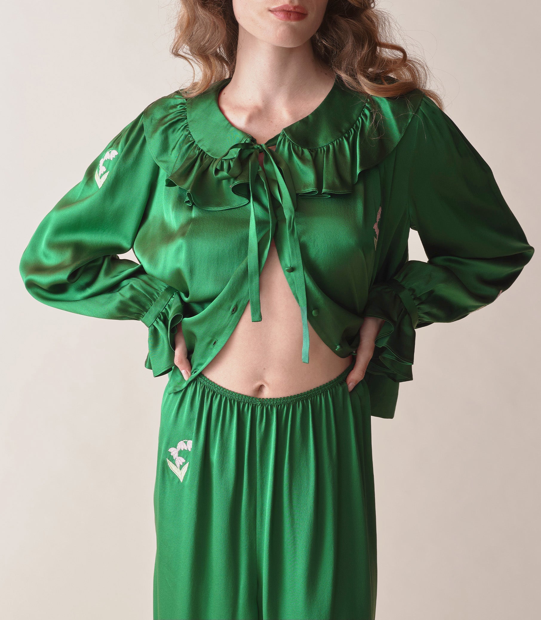 HMD -- SOLANGE TOP -- EMERALD IVY view 2
