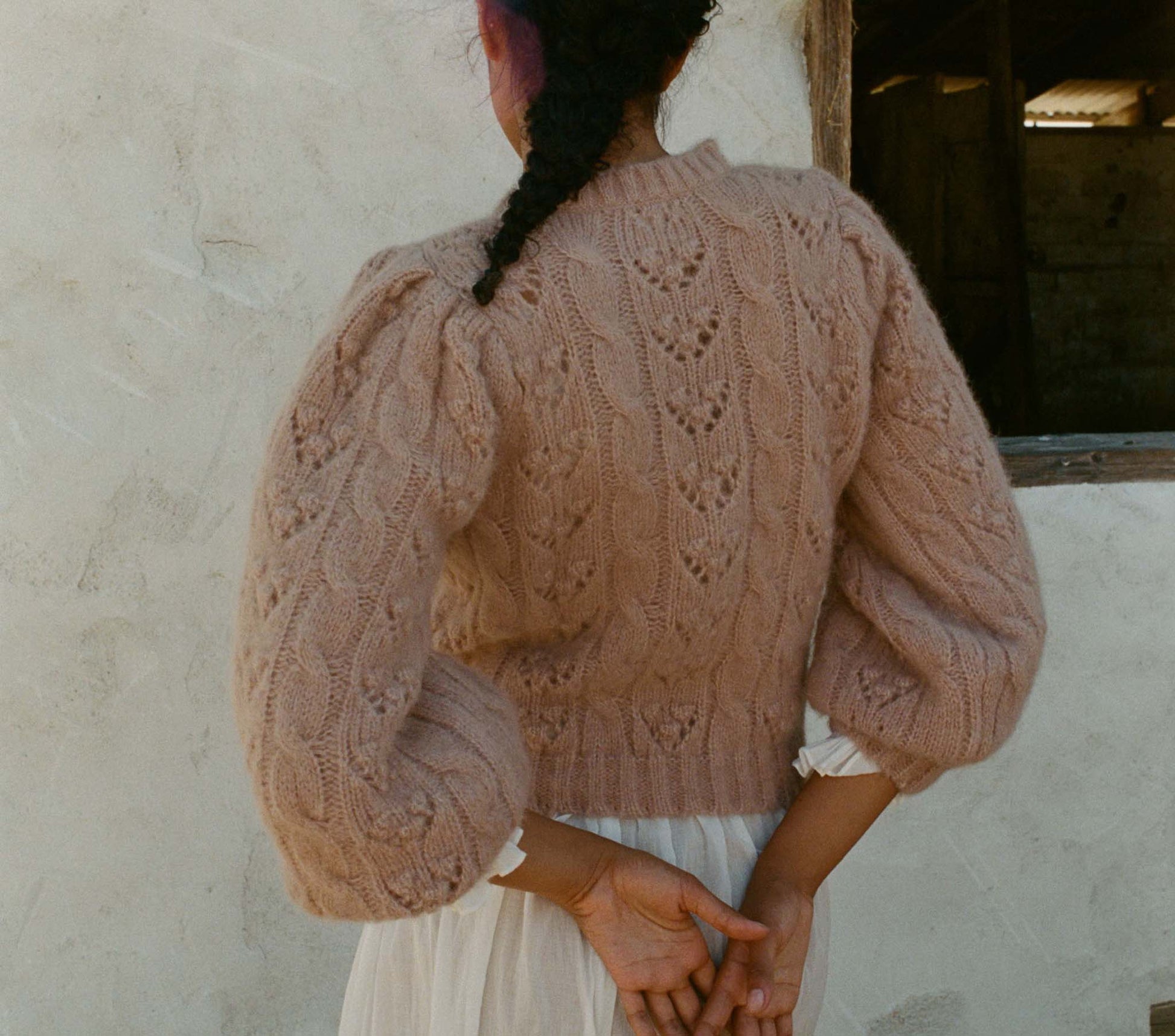 HMD -- TUDOR SWEATER -- CLAY view 2
