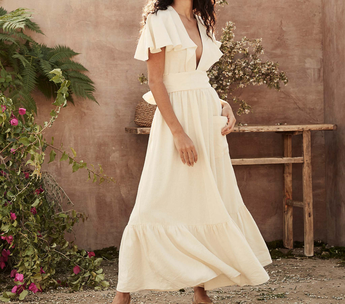 HMD -- TARRAGON DRESS -- NUTMILK