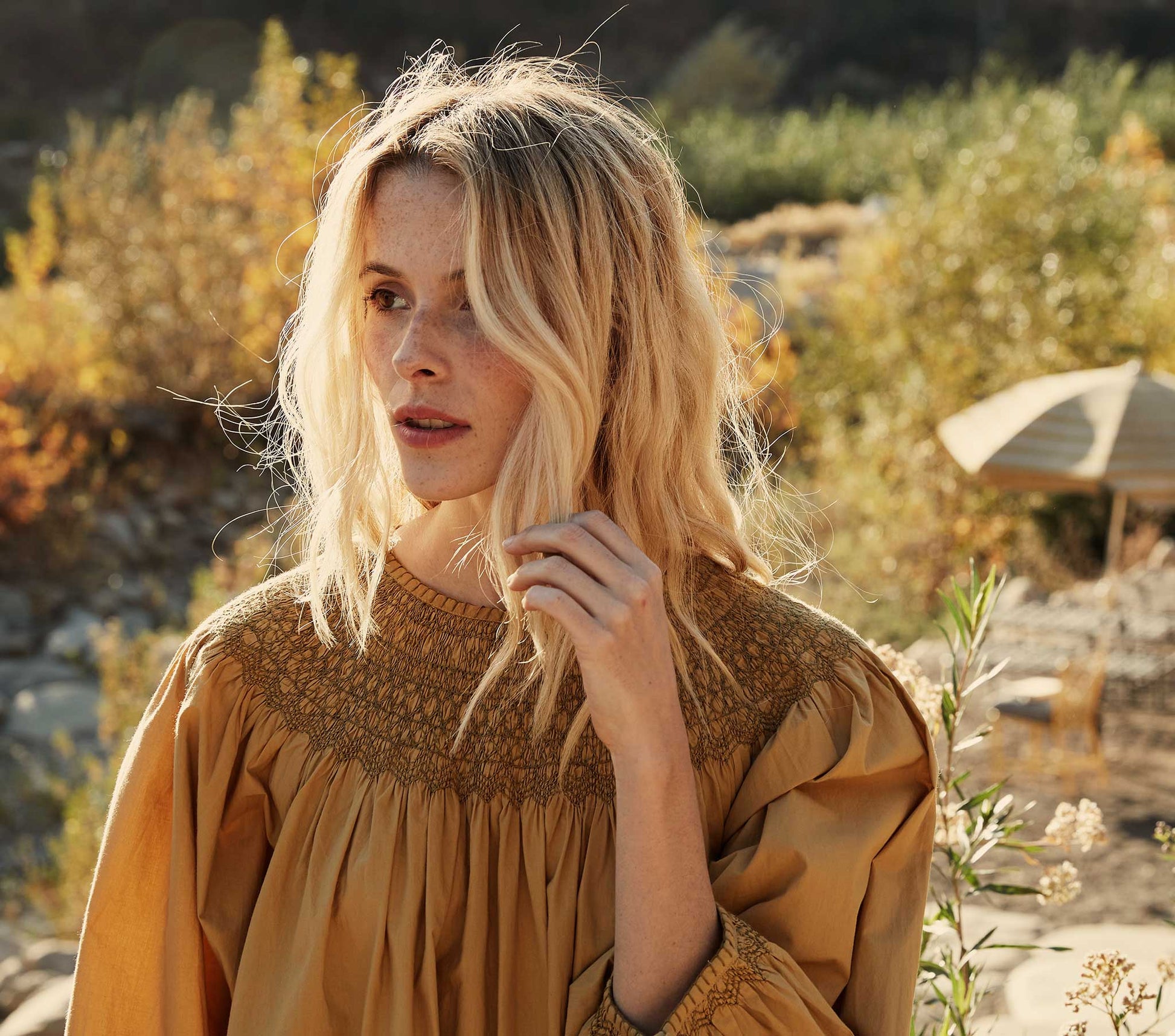HMD -- THEDA DRESS -- WHEAT view 7
