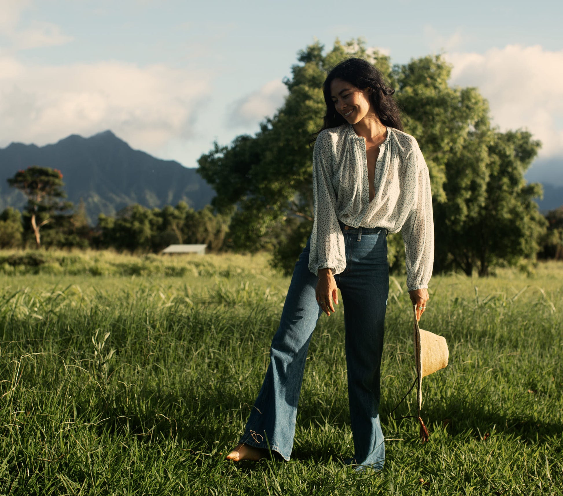HMD -- THE JANE BLOUSE -- BLUE BABY KATE view 3
