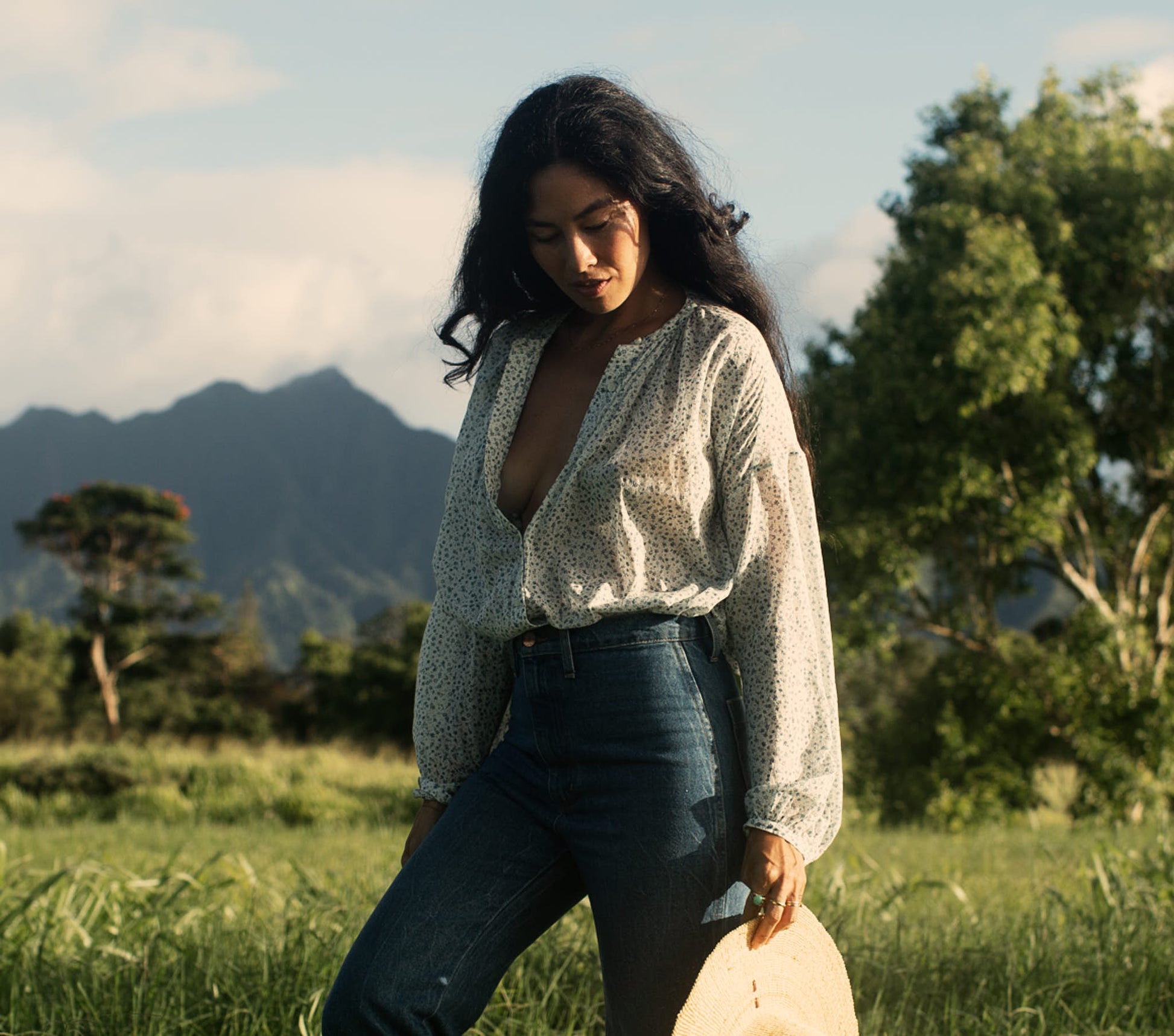 HMD -- THE JANE BLOUSE -- BLUE BABY KATE view 4
