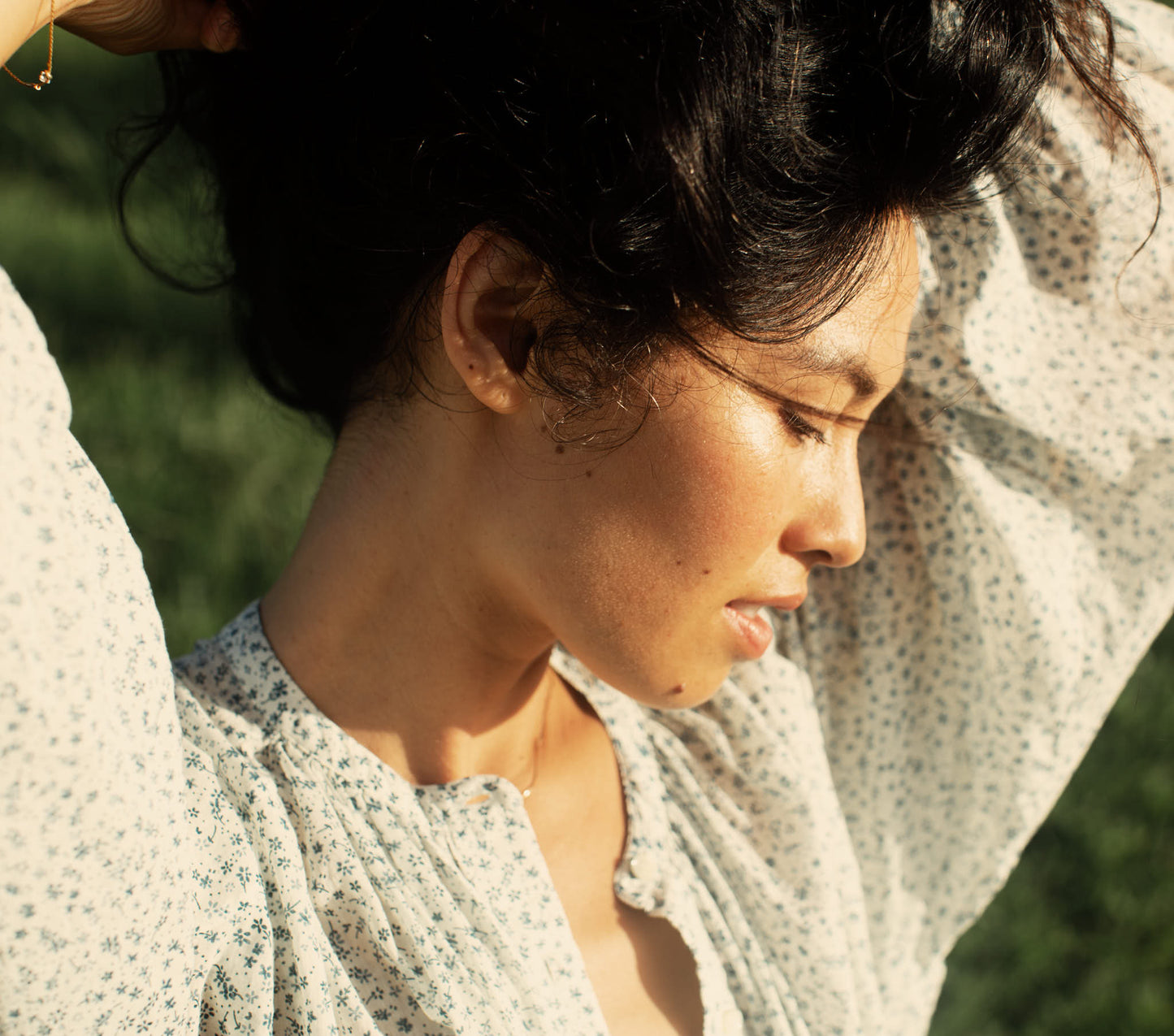 HMD -- THE JANE BLOUSE -- BLUE BABY KATE
