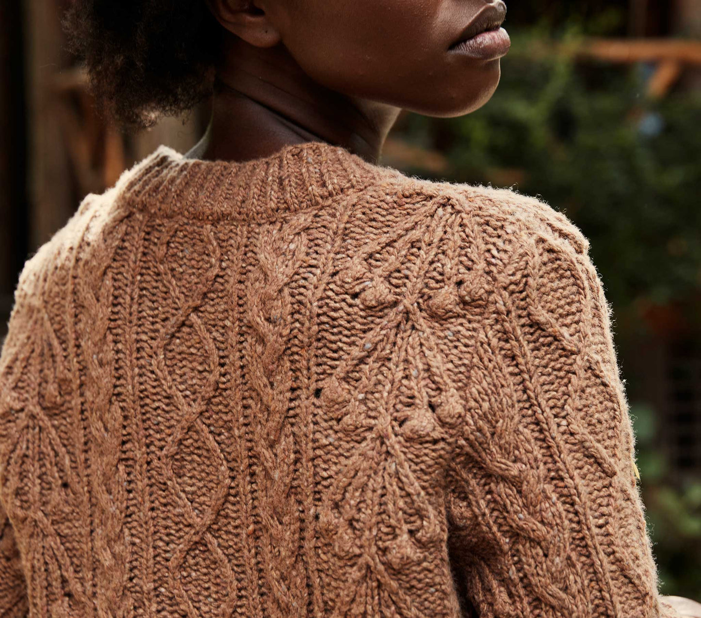 HMD -- VERONA CARDIGAN SWEATER -- CAMEL