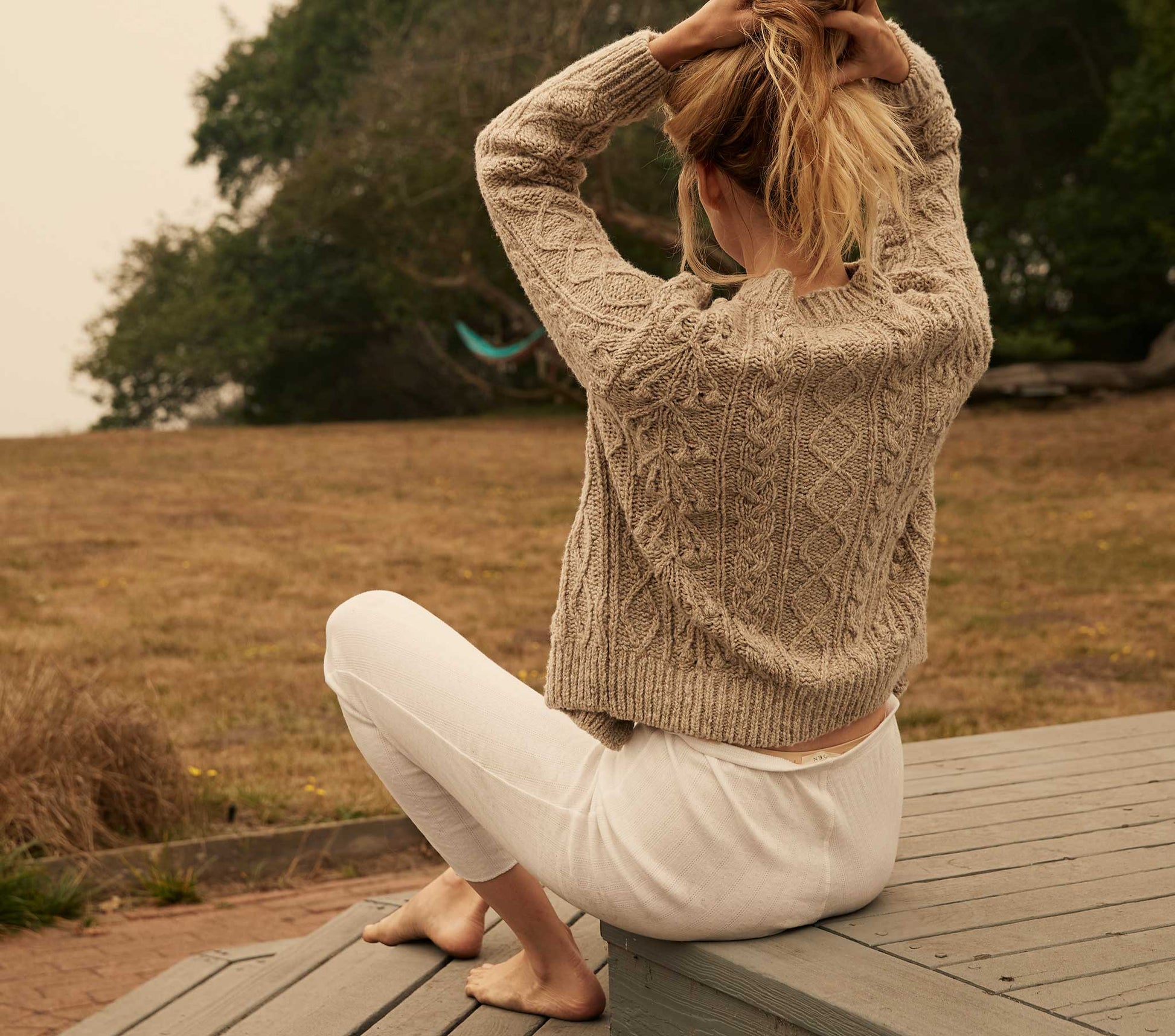 HMD -- VERONA CARDIGAN SWEATER -- OAT view 7
