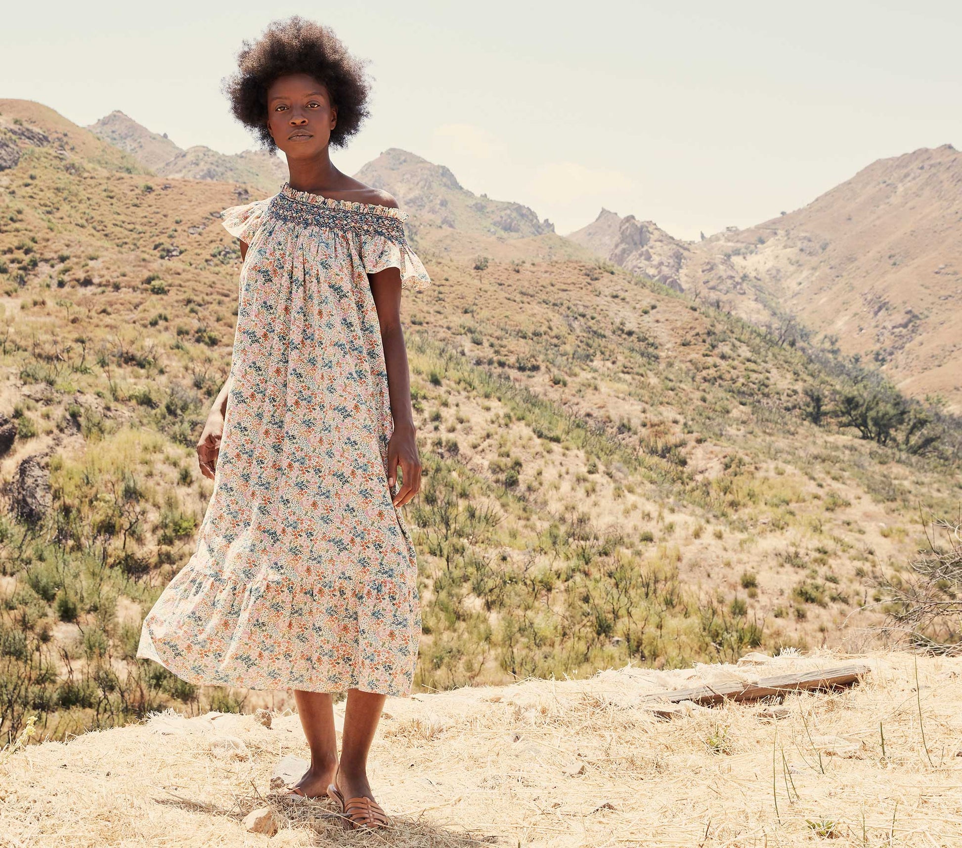 HMD -- VIOLETTA DRESS -- CREAM LADY BIRD FLORAL view 10
