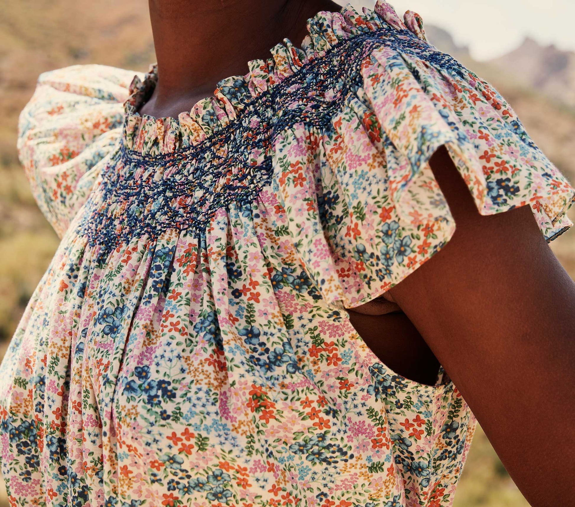HMD -- VIOLETTA DRESS -- CREAM LADY BIRD FLORAL view 9
