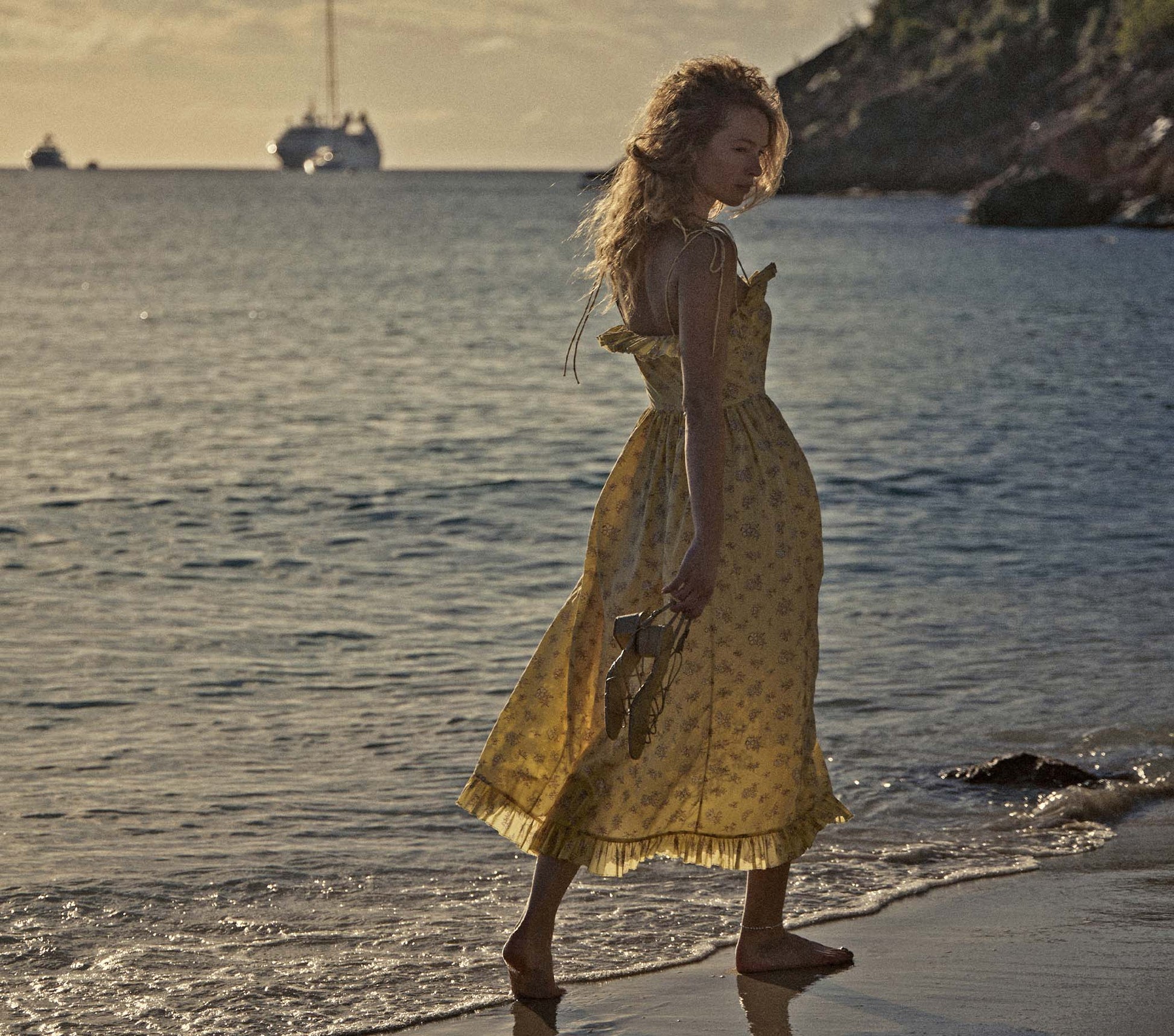 HMD -- WENDELIN DRESS -- SUNSHINE BOUTON DE ROSE view 4
