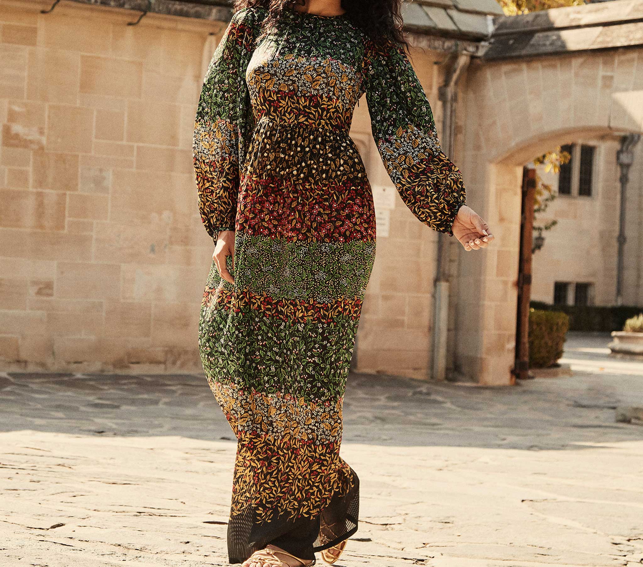 HMD -- WILLOW DRESS -- AUTUMN KALEIDOSCOPE