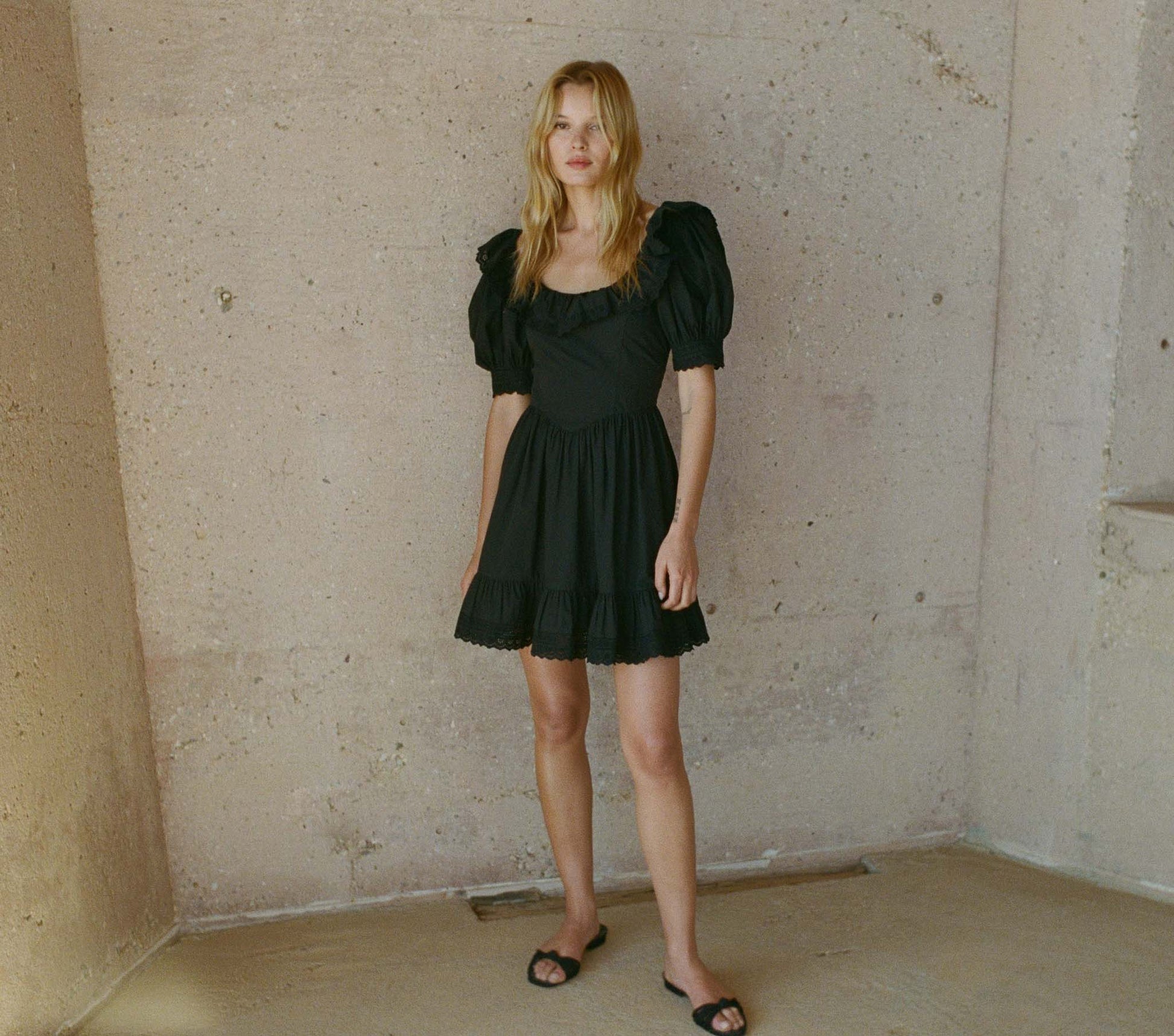 HMD -- WINNIE DRESS -- BLACK view 1
