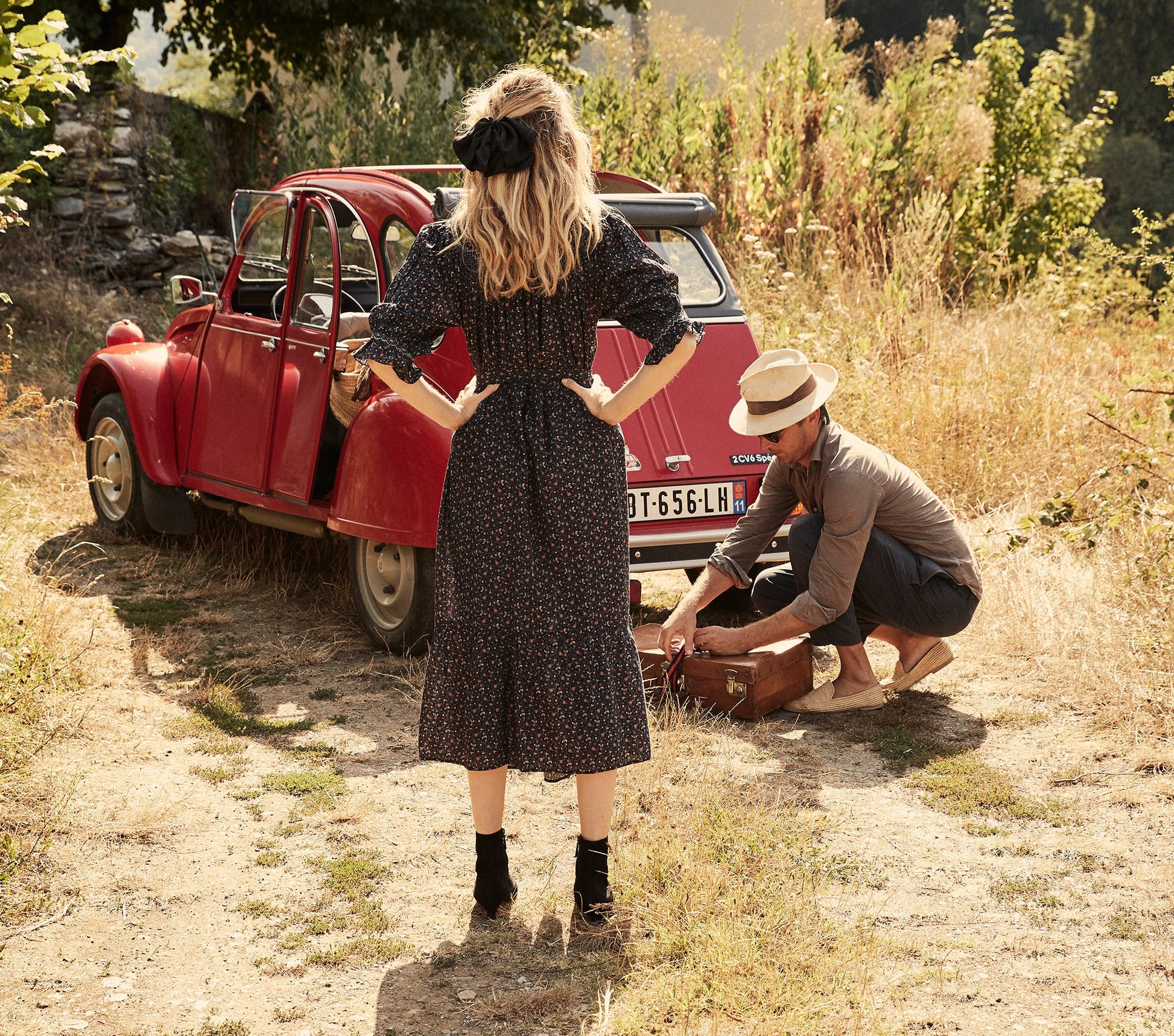 HMD -- WHISPER DRESS -- BLACK MARFA PAISLEY view 7
