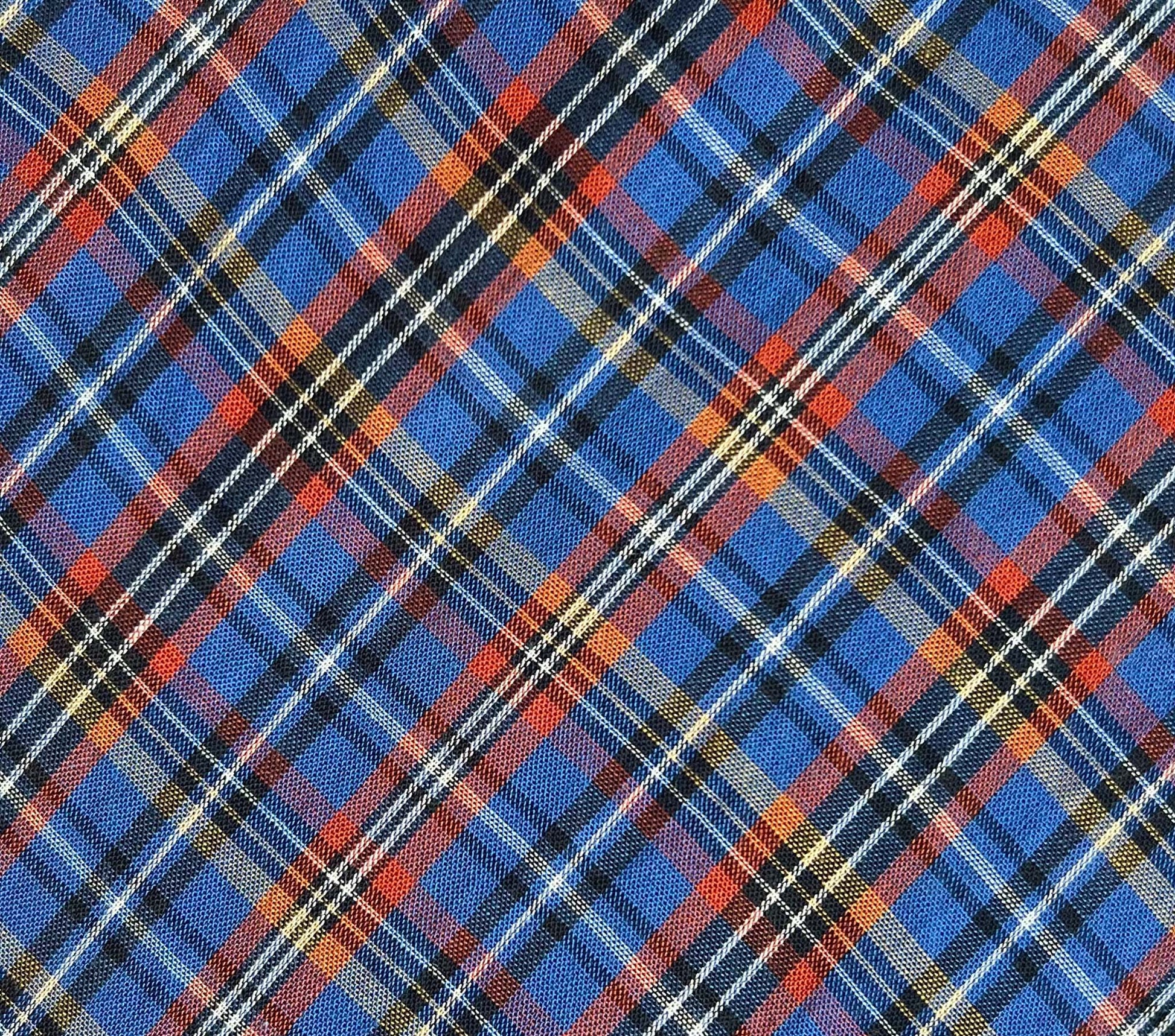 HMD -- ROSELLE TOP -- AZURE FRENCH PLAID view 4
