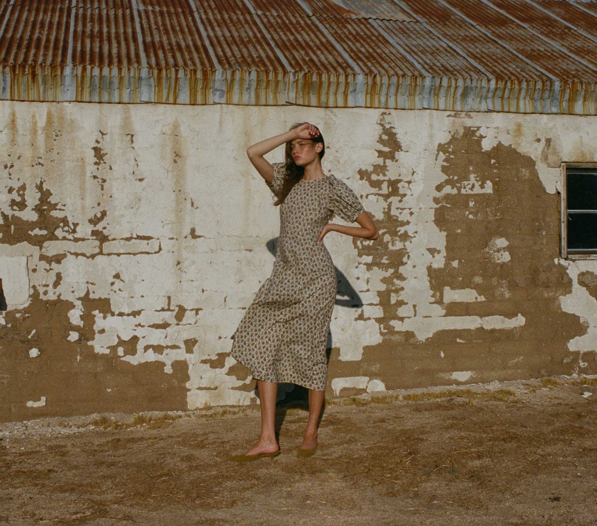 HMD -- BLAIR DRESS -- CRÌöME FLEURS D'AVIGNON view 2