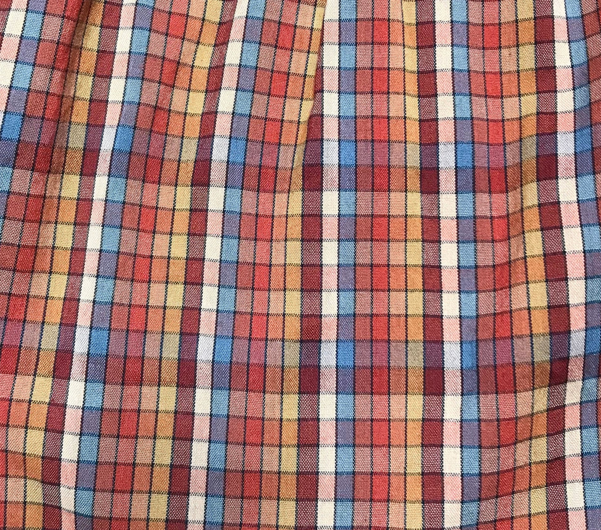 HMD -- HONEY DRESS -- BLUE AUTUMN PLAID view 5
