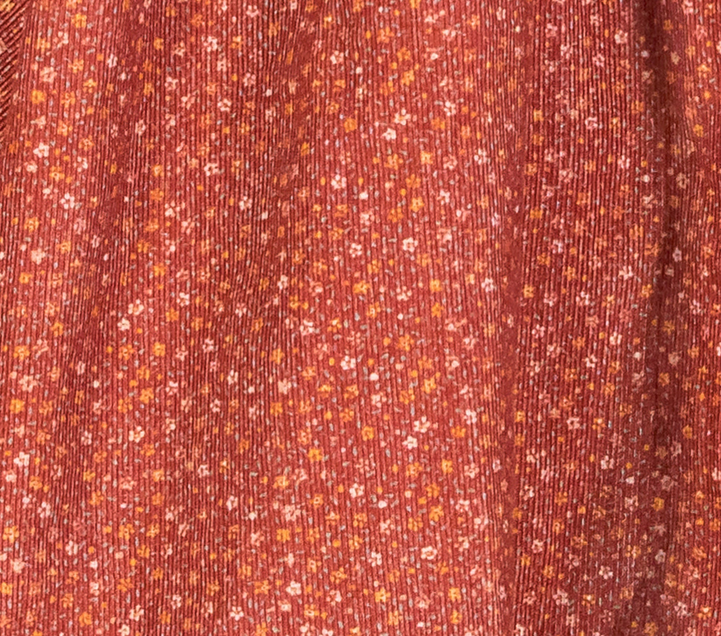 HMD -- MOUNTAIN DRESS -- BURGUNDY CALIFORNIA WILDFLOWER