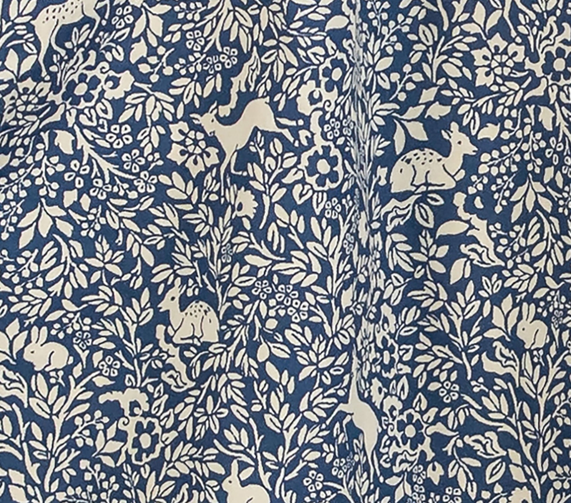 HMD -- ROSETTA DRESS -- CREAM/BLUE PRANCING FAWN FLORAL view 13
