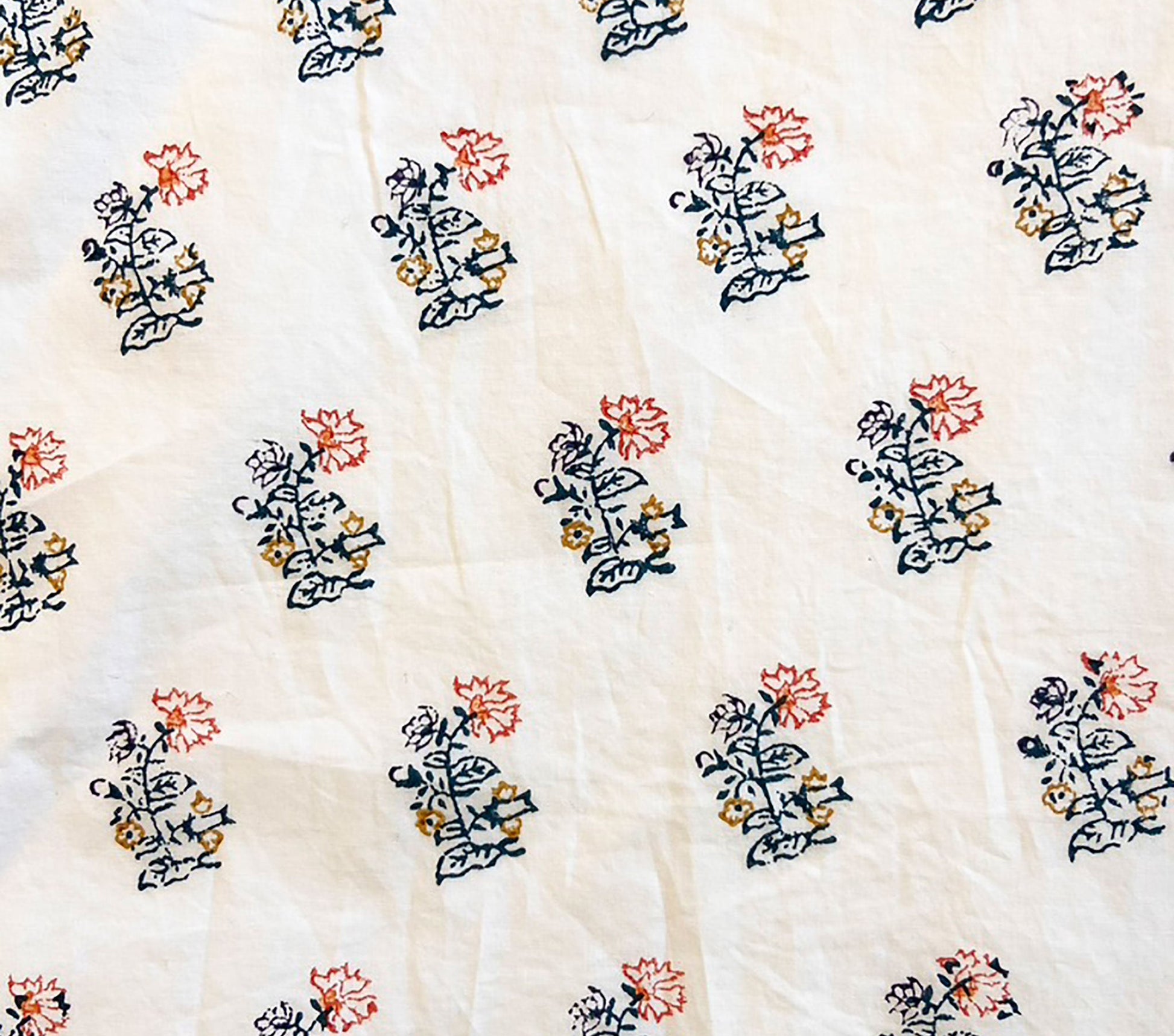 HMD -- TANGERINE TOP -- RED DAHLIA BLOCK PRINT view 5
