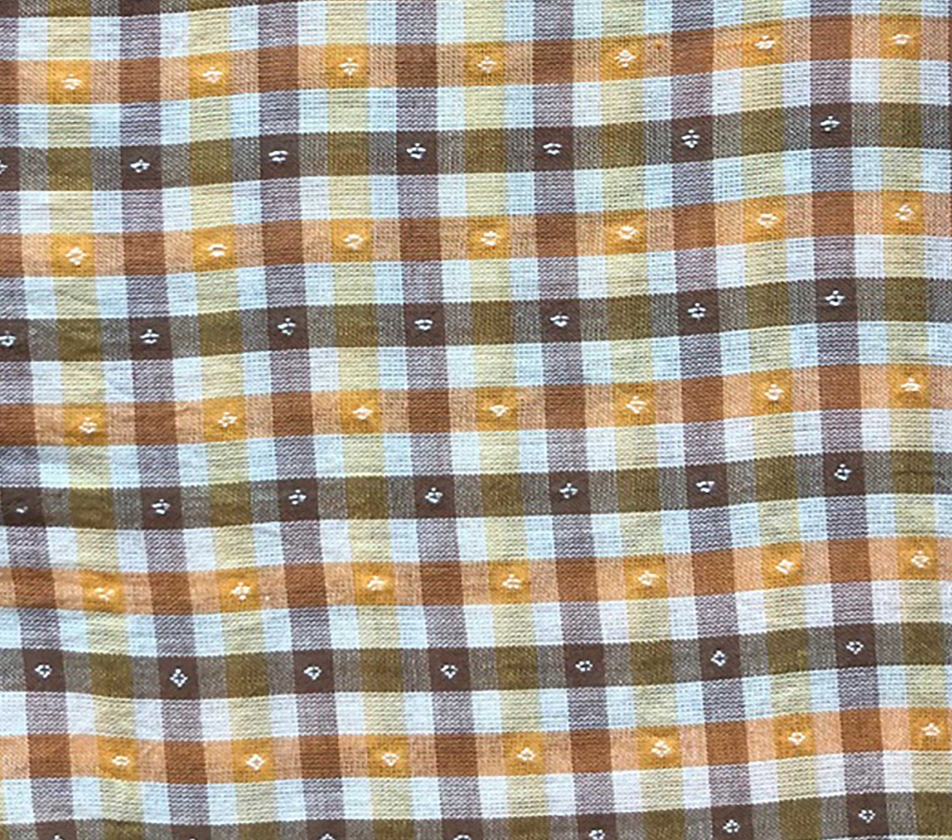 HMD -- SABINE DRESS -- ORANGE MERINGUE PLAID view 12