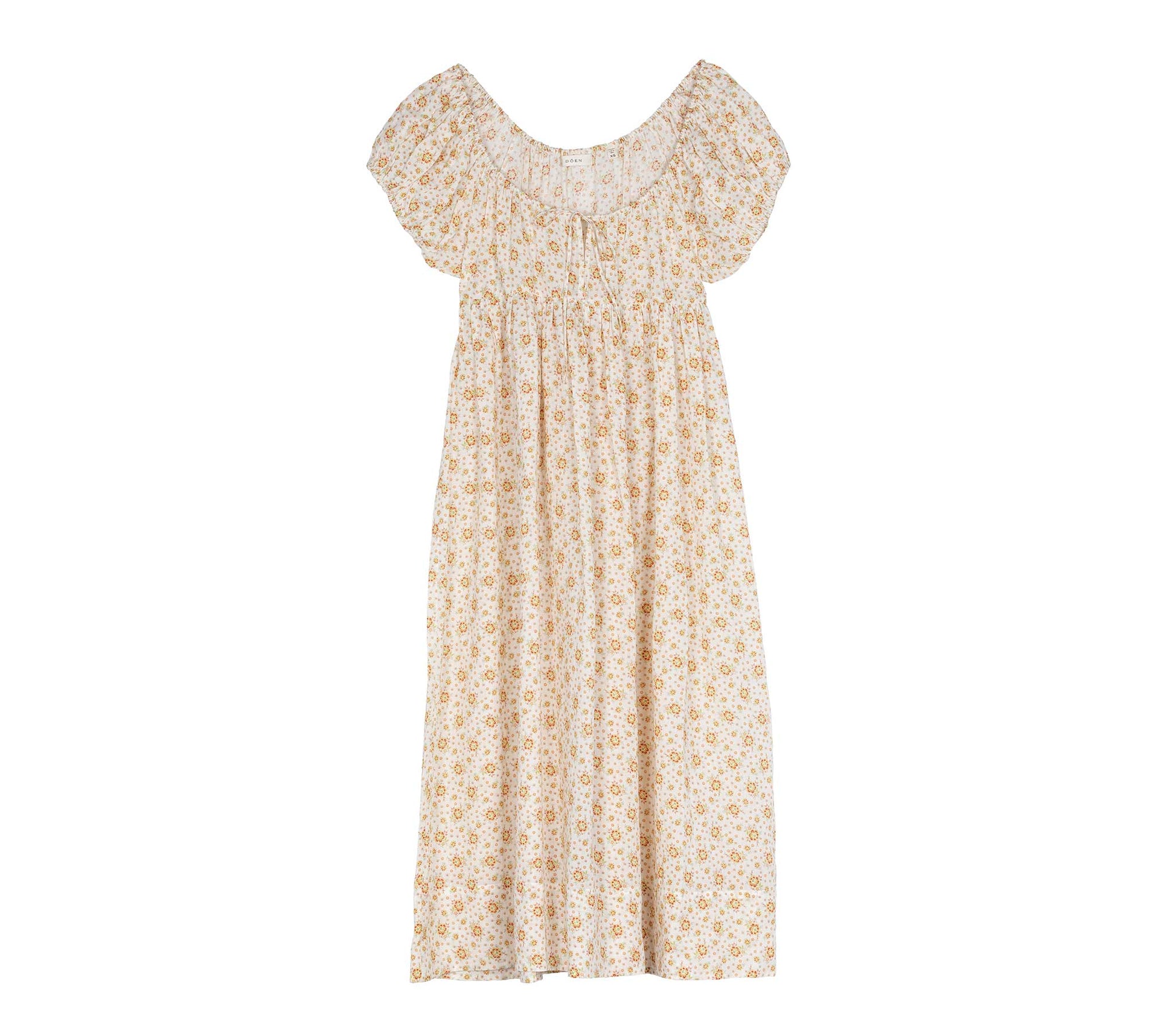 HMD -- PIAZZA DRESS -- ALABASTER COUNTRYSIDE CALICO view 6
