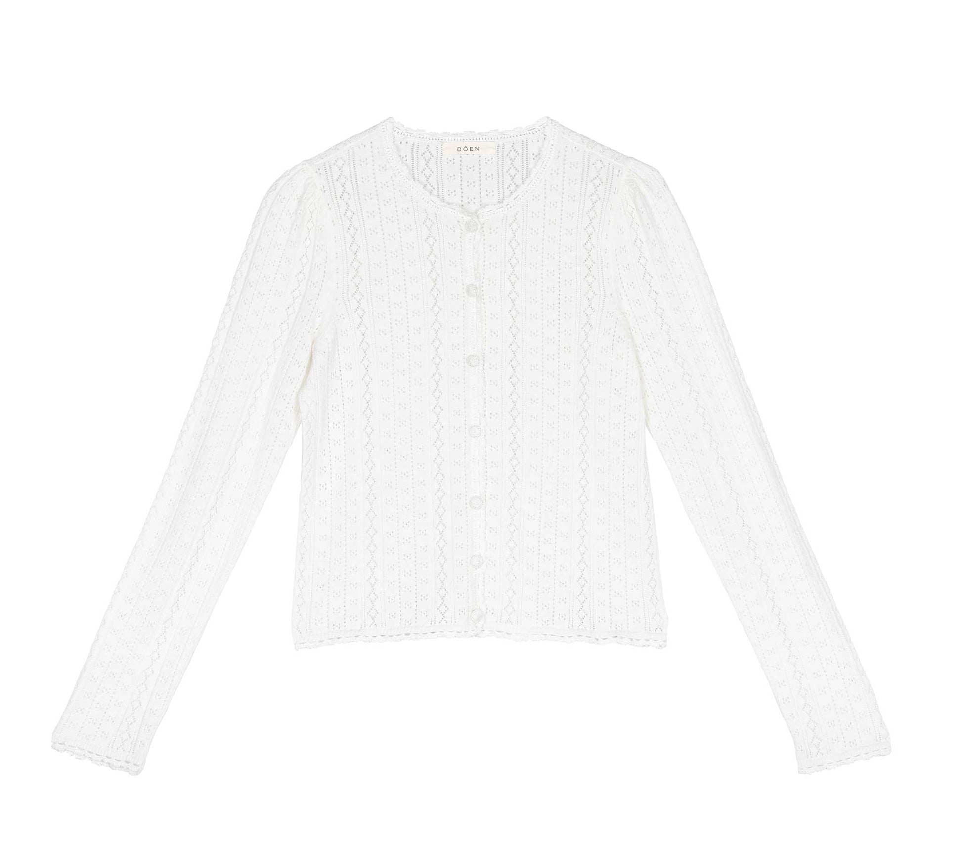 HMD -- VERSE CARDIGAN -- WHITE view 8
